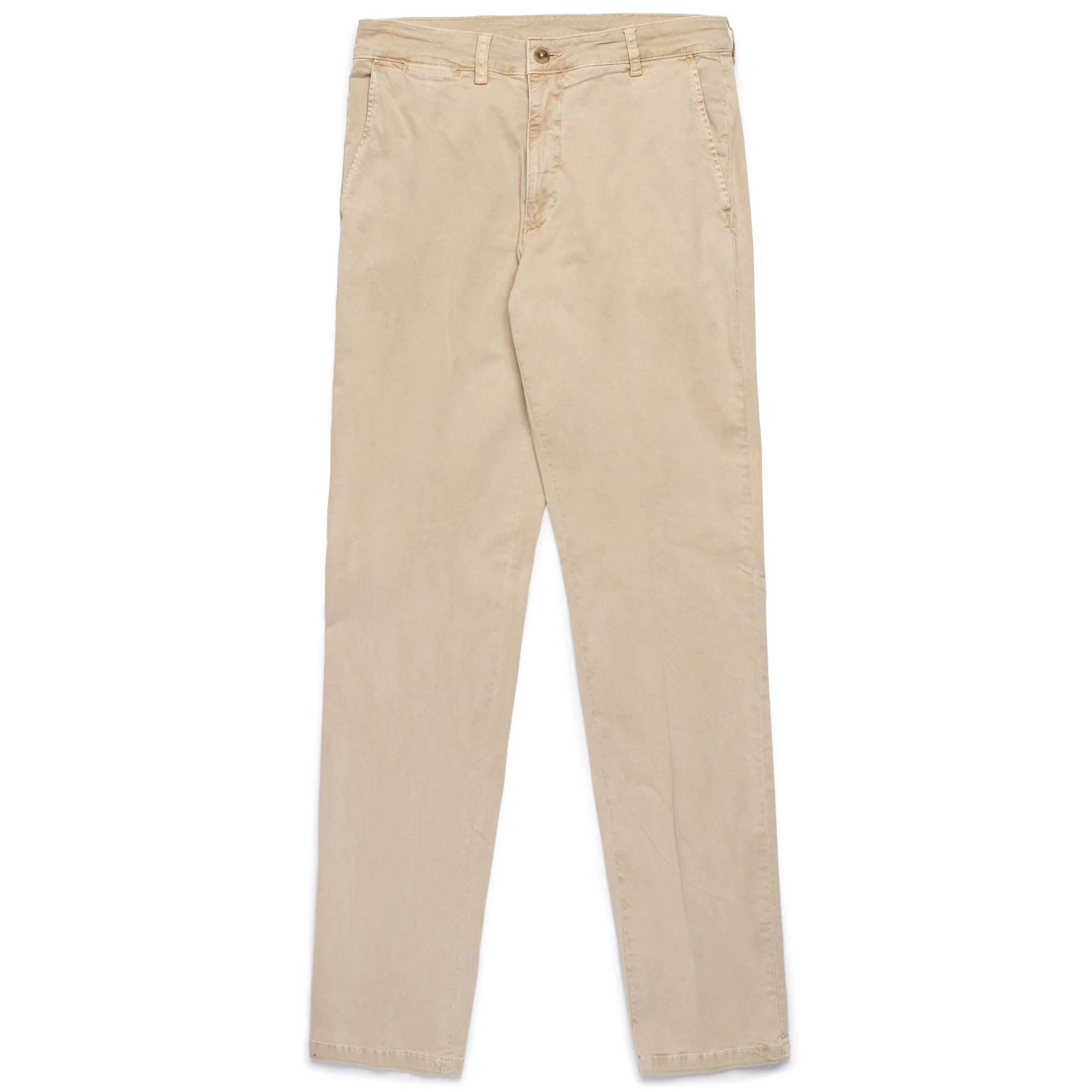 WERNER PEACHED GABARDINE - Pants - CHINO - Man - BEIGE GREY