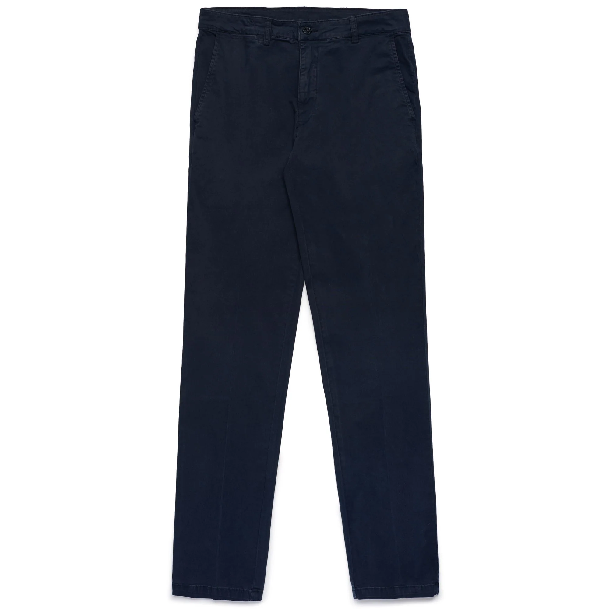 WERNER PEACHED GABARDINE - Pants - CHINO - Man - BLUE NAVY