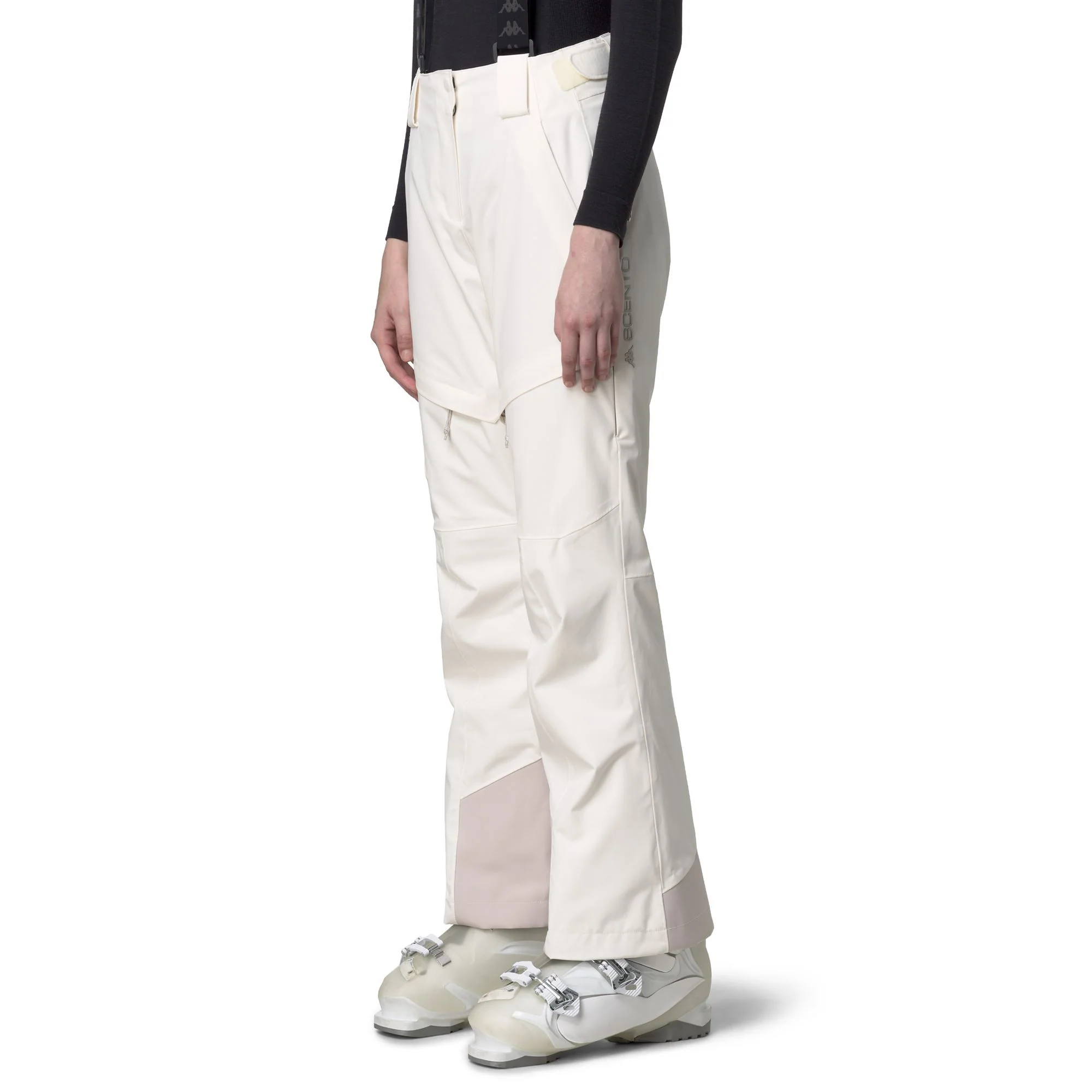 665C - Pants - Sport Trousers - Woman - White Coconut-Beige Stone - Image 5