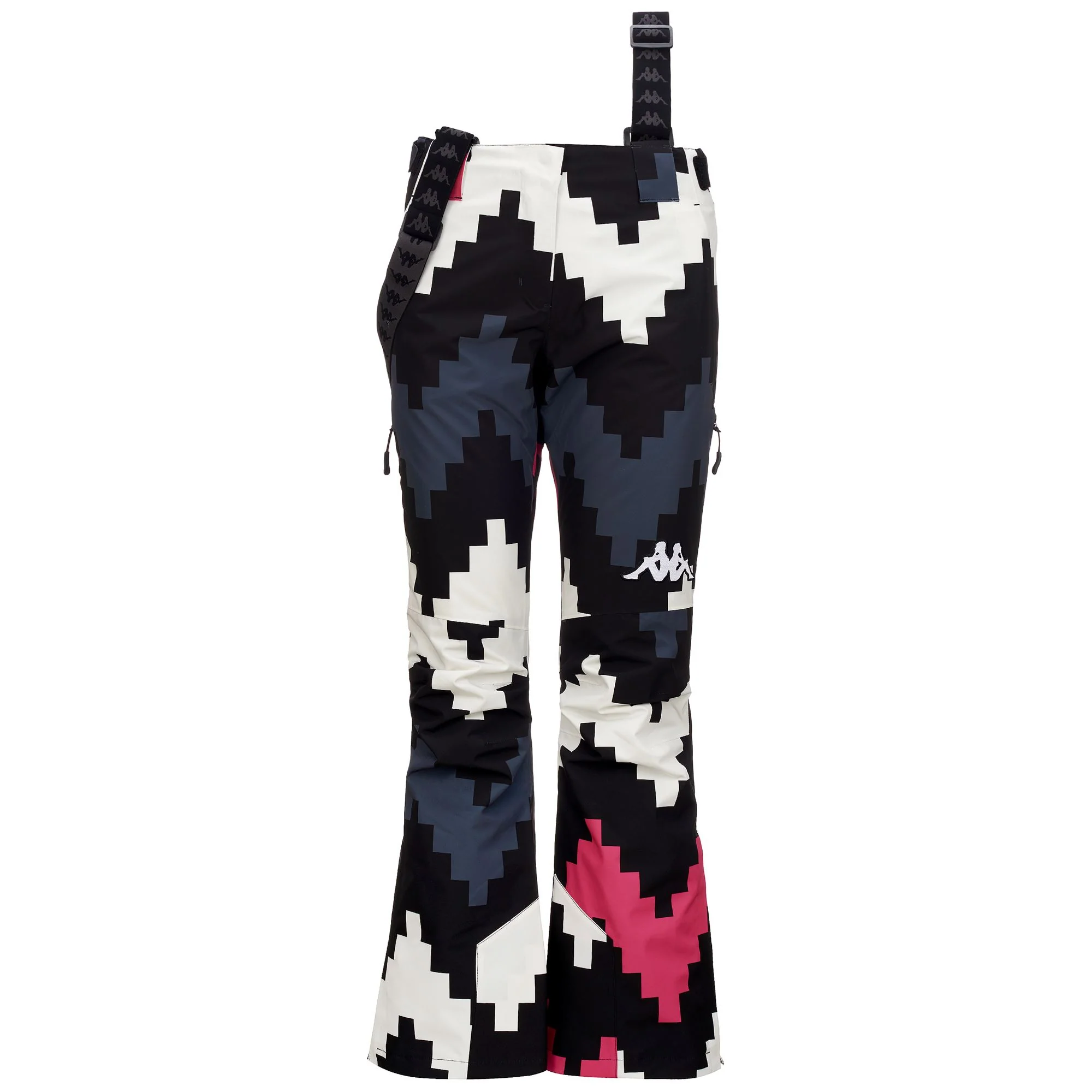 6CENTO 665PG - Pants - Sport Trousers - Woman - BLACK-FUCHSIA PURPLE-WHITE MILK-GREY ASPHALT GRAPHIC - Image 2