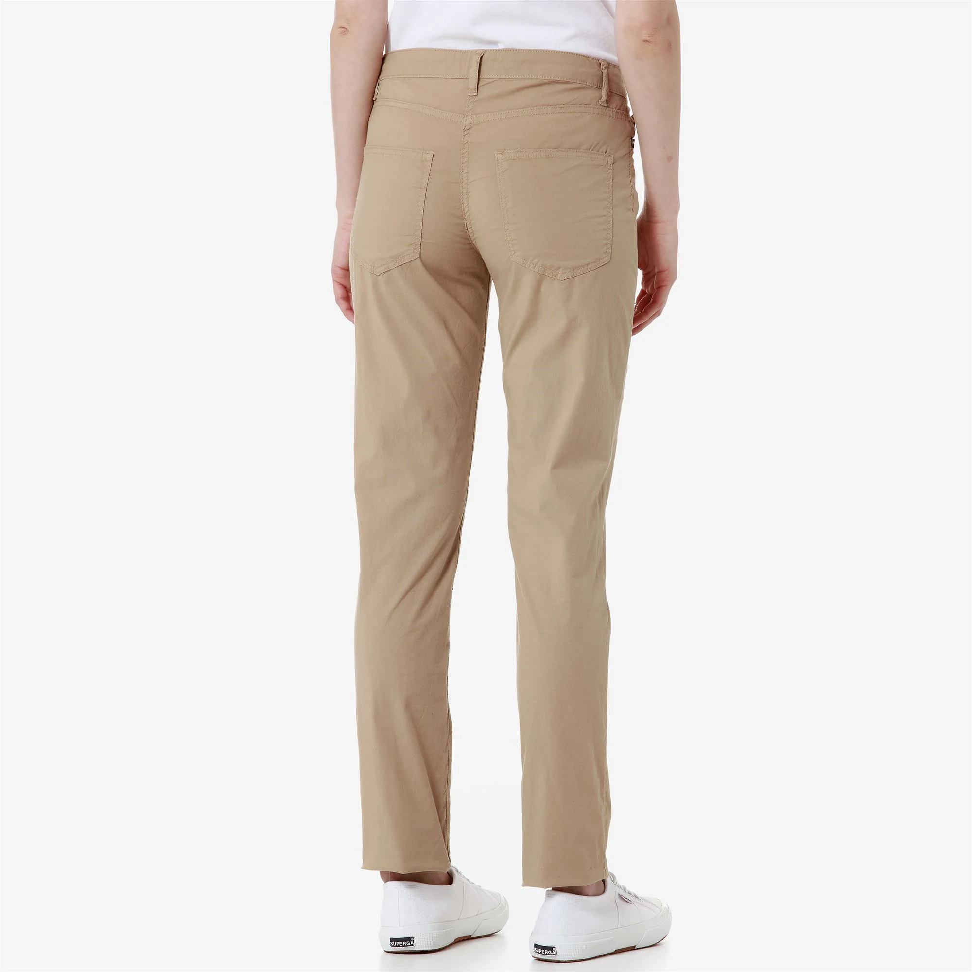 DEBBYE LIGHT POPLIN - Pants - CHINO - Woman - BEIGE INCENSE - Image 6
