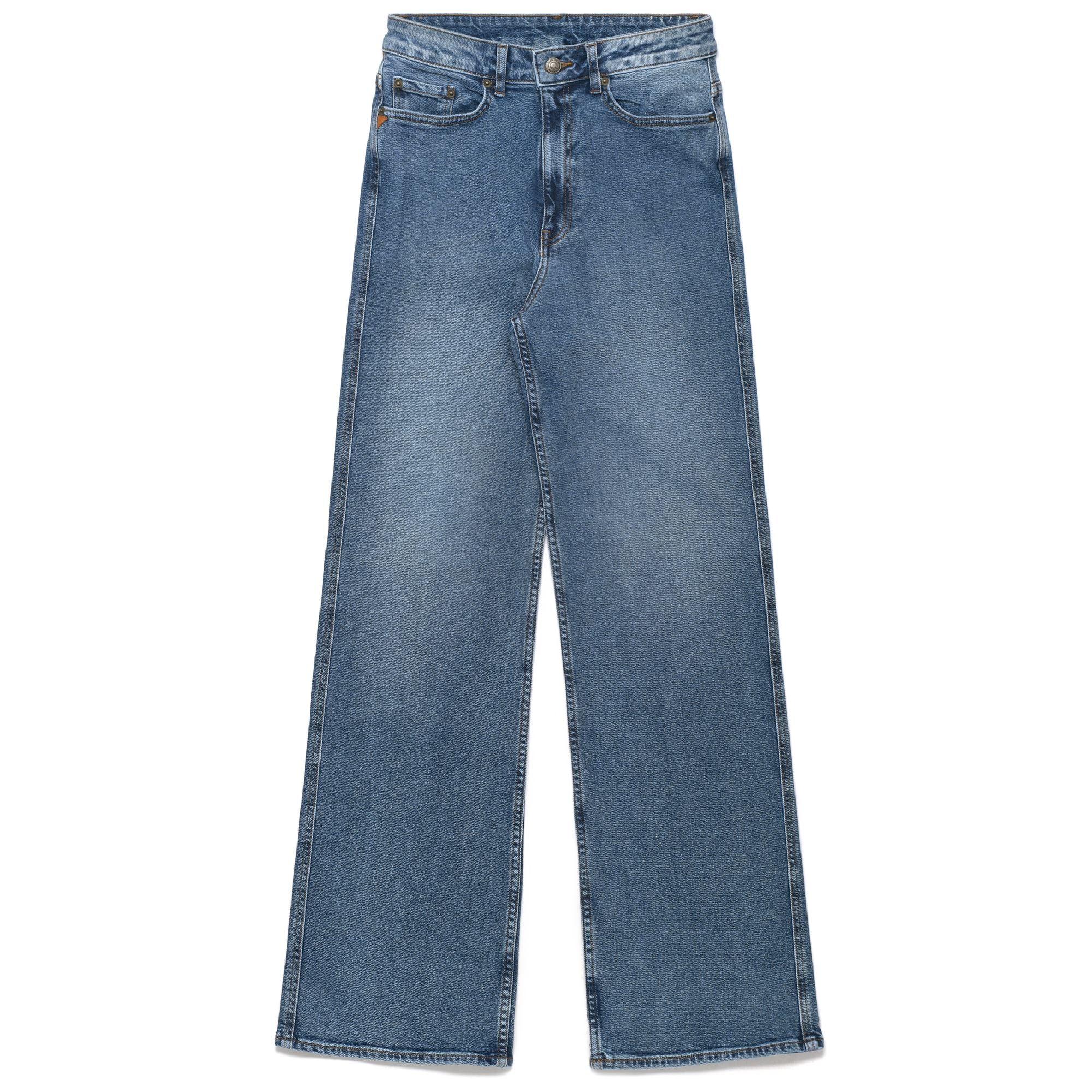 FLAKE - Pants - CHINO - Woman - MID BLUE INDIGO