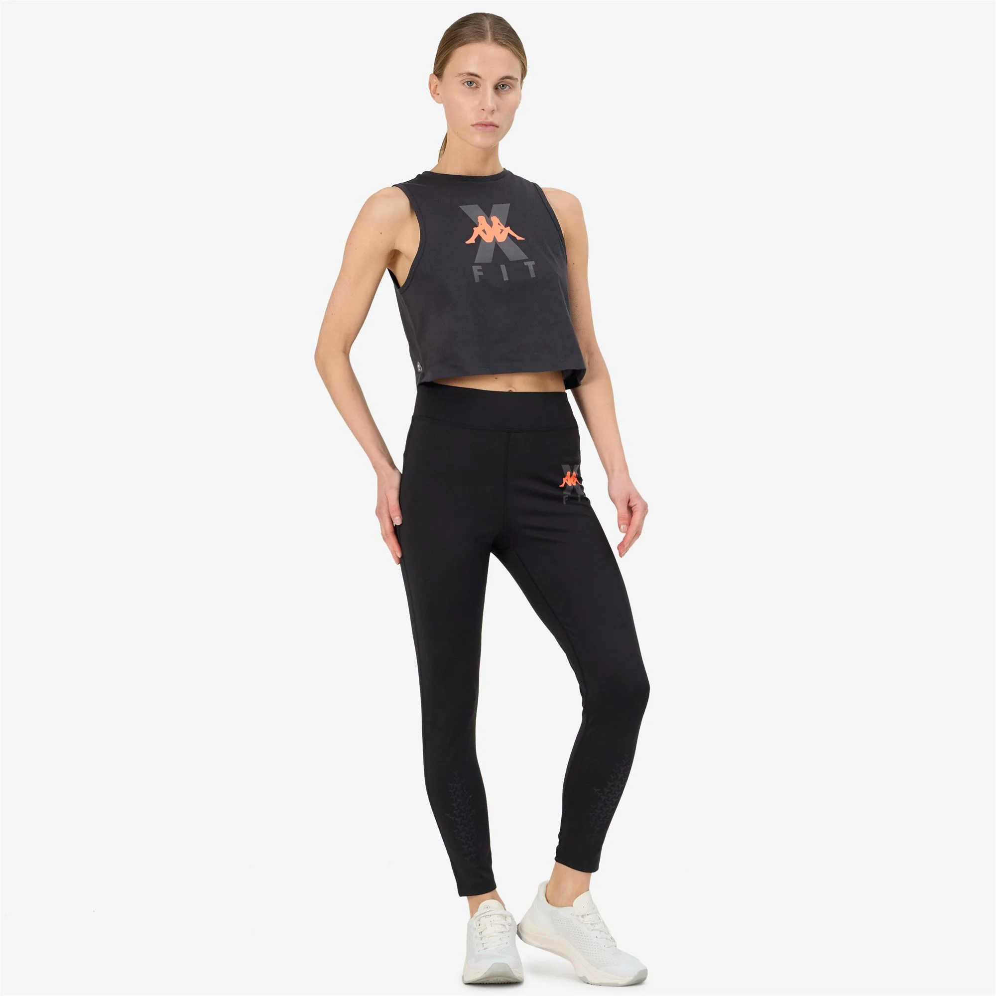 KOMBAT WKT EQUILA - Pants - Sport Trousers - Woman - BLACK-NEON CORAL - Image 5