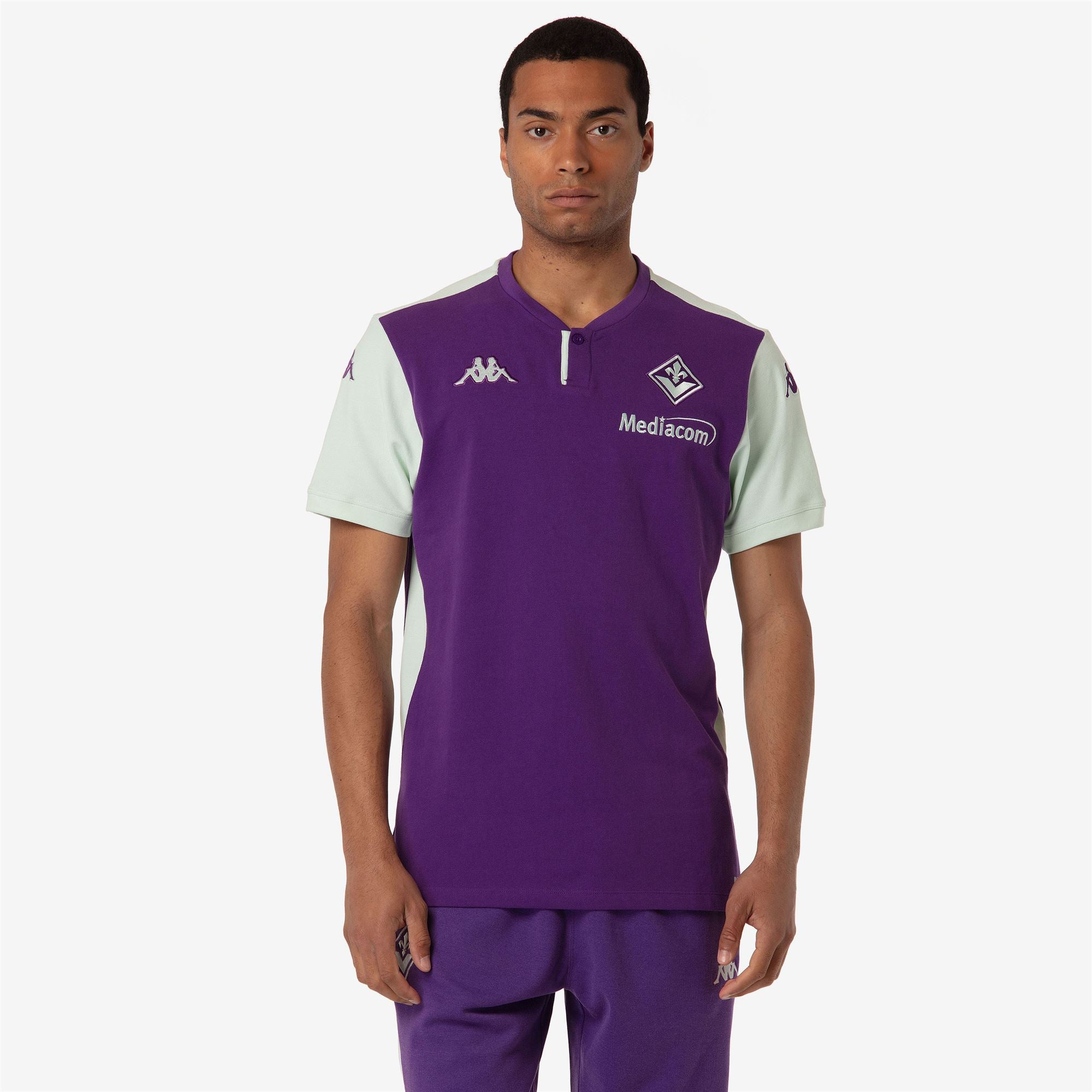 ANGATA 8 FIORENTINA - Polo Shirts - Polo - Man - VIOLET INDIGO-GREEN WATER - Image 4