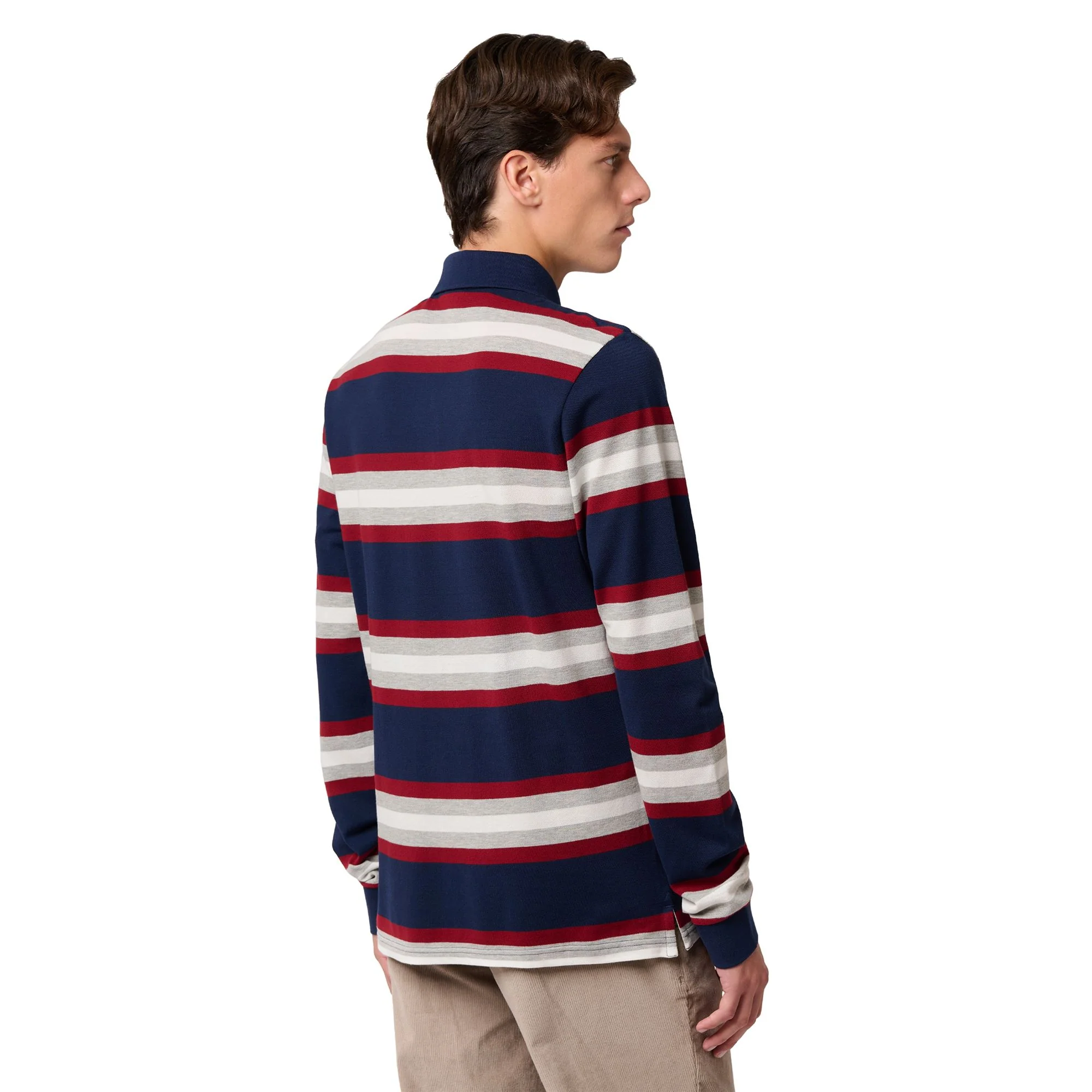 ASSAR - Polo Shirts - Polo - Man - BLUE IRIS-RED POMEGRANATE-GREY-WHITE NATURAL - Image 5