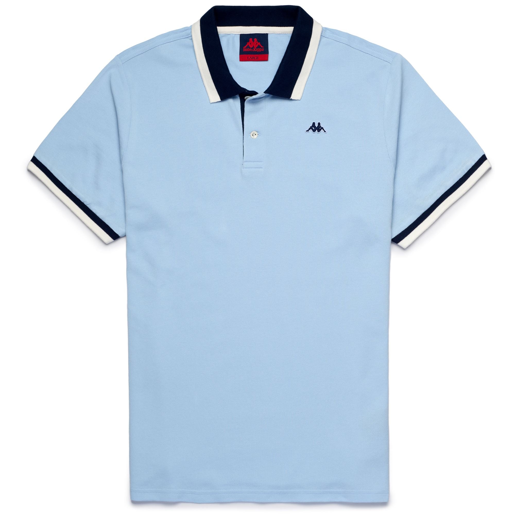 ATSUSHI - Polo Shirts - Polo - Man - AZURE DAYLIGHT-BLUE IRIS-WHITE NATURAL
