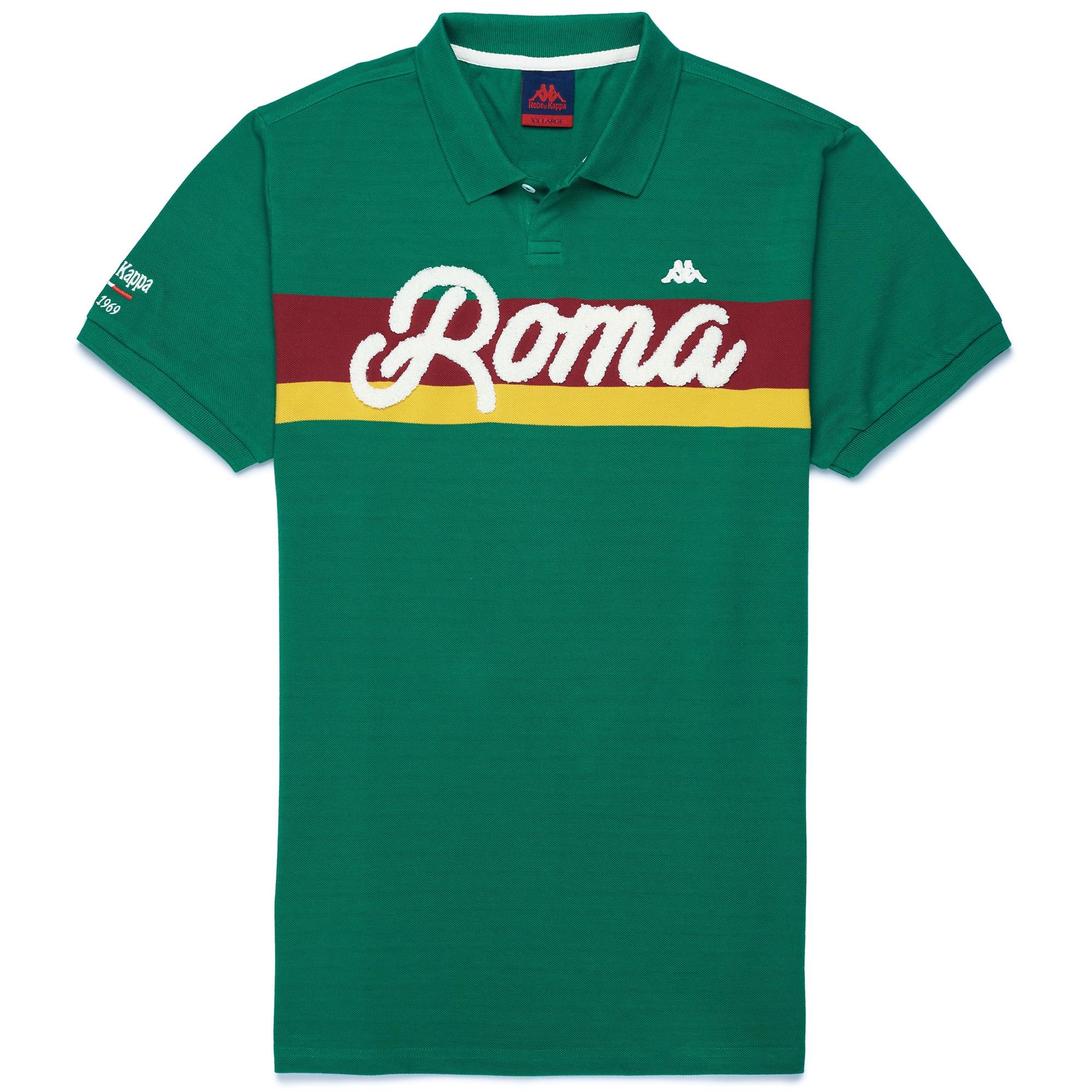 EROI POLO ROMA - Polo Shirts - Polo - Man - GREEN-YELLOW-BORDEAUX