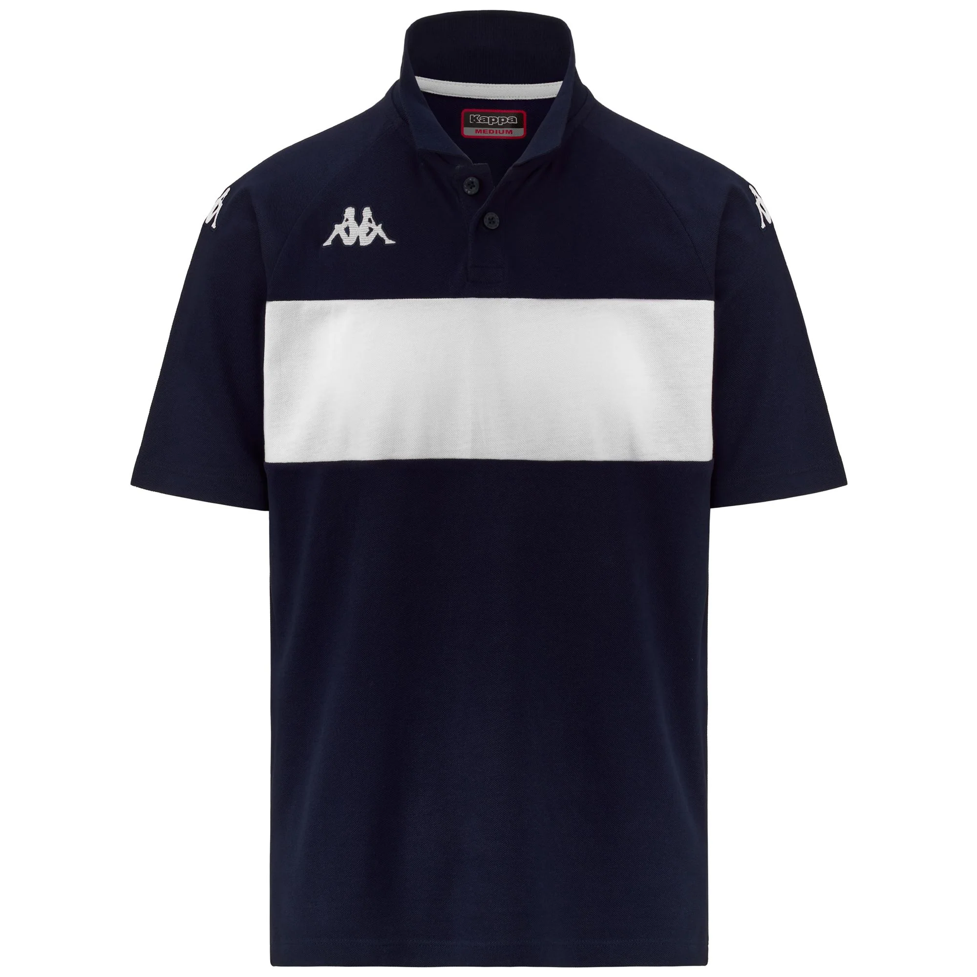 KAPPA4FOOTBALL DIANETTI - Polo Shirts - Polo - Man - BLUE MARINE-WHITE