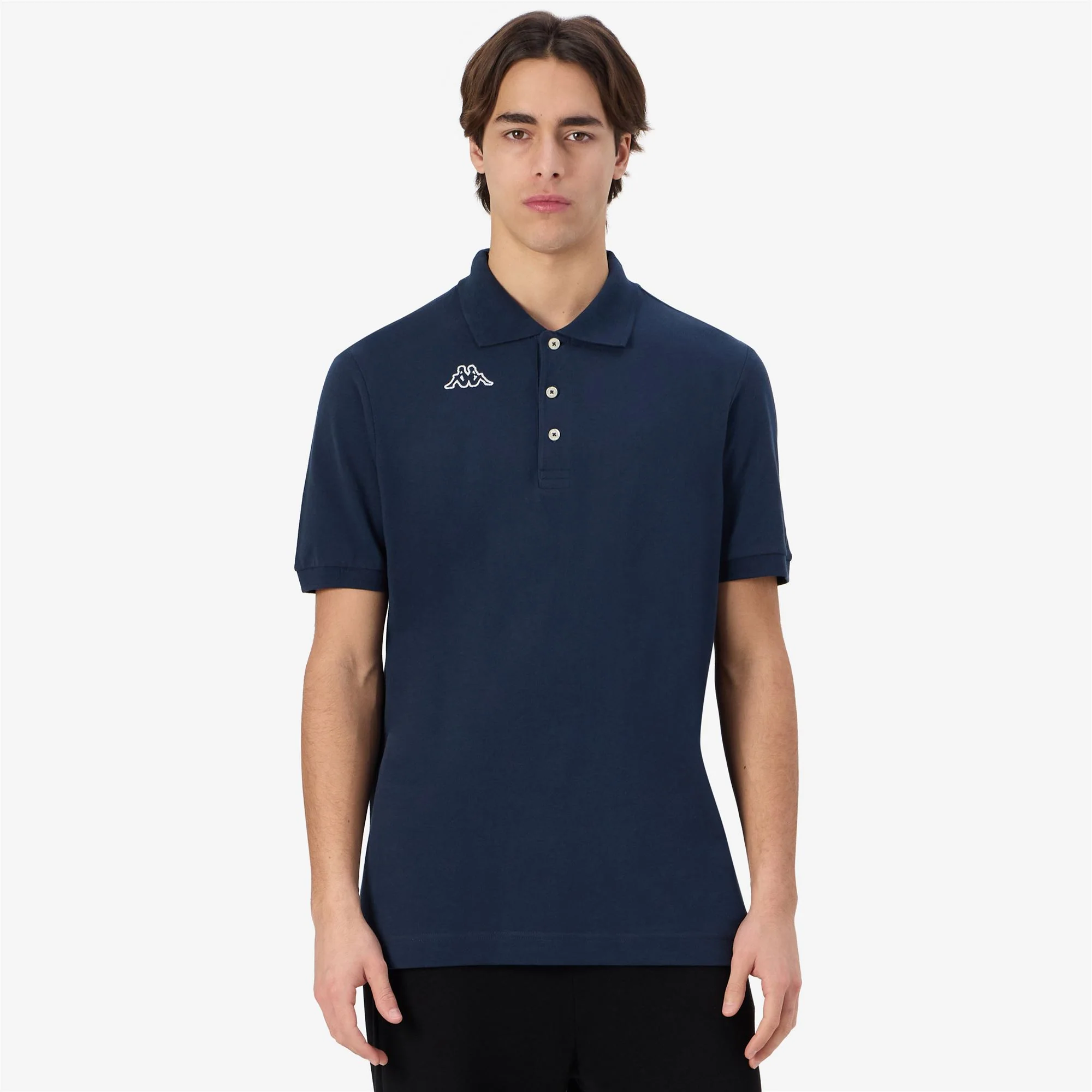 LOGO LIFE MSS - Polo Shirts - Polo - Man - BLUE NAVY - Image 4