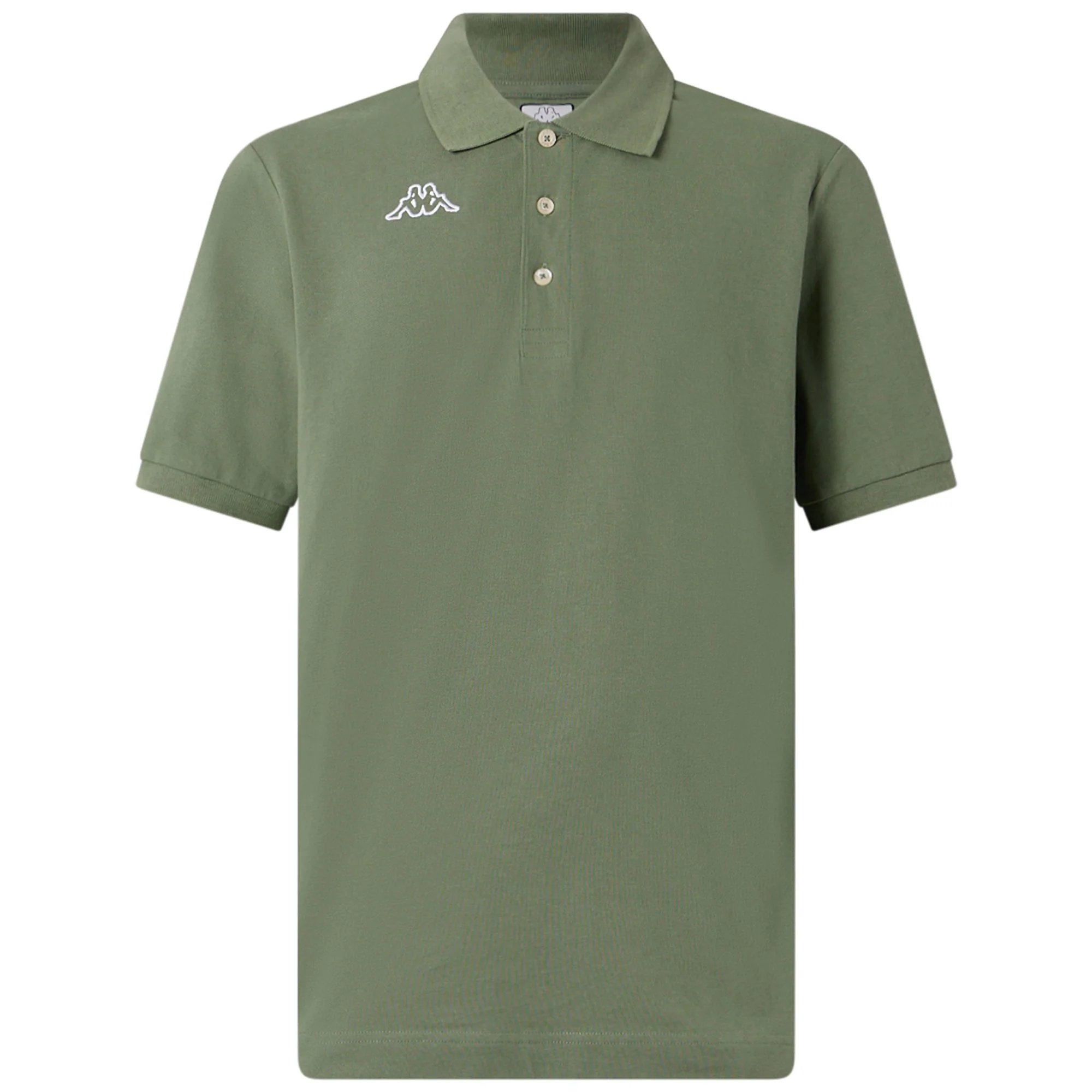 LOGO LIFE MSS - Polo Shirts - Polo - Man - GREEN OLIVINE