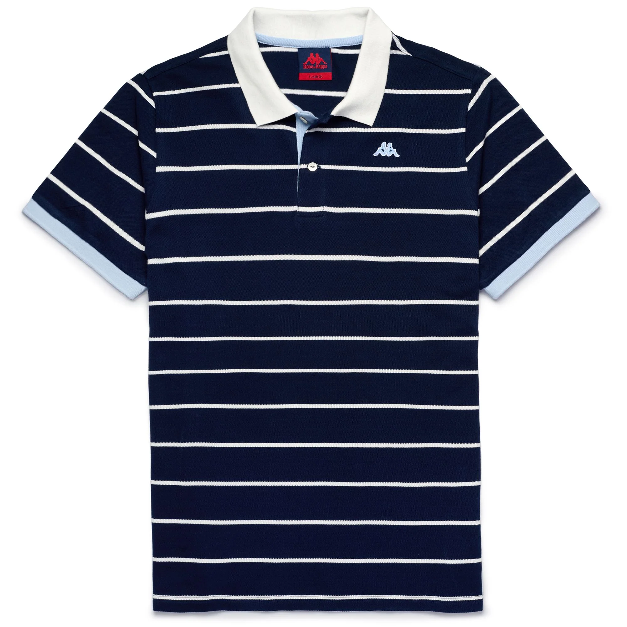 MASAO - Polo Shirts - Polo - Man - BLUE IRIS-WHITE NATURAL-AZURE DAYLIGHT
