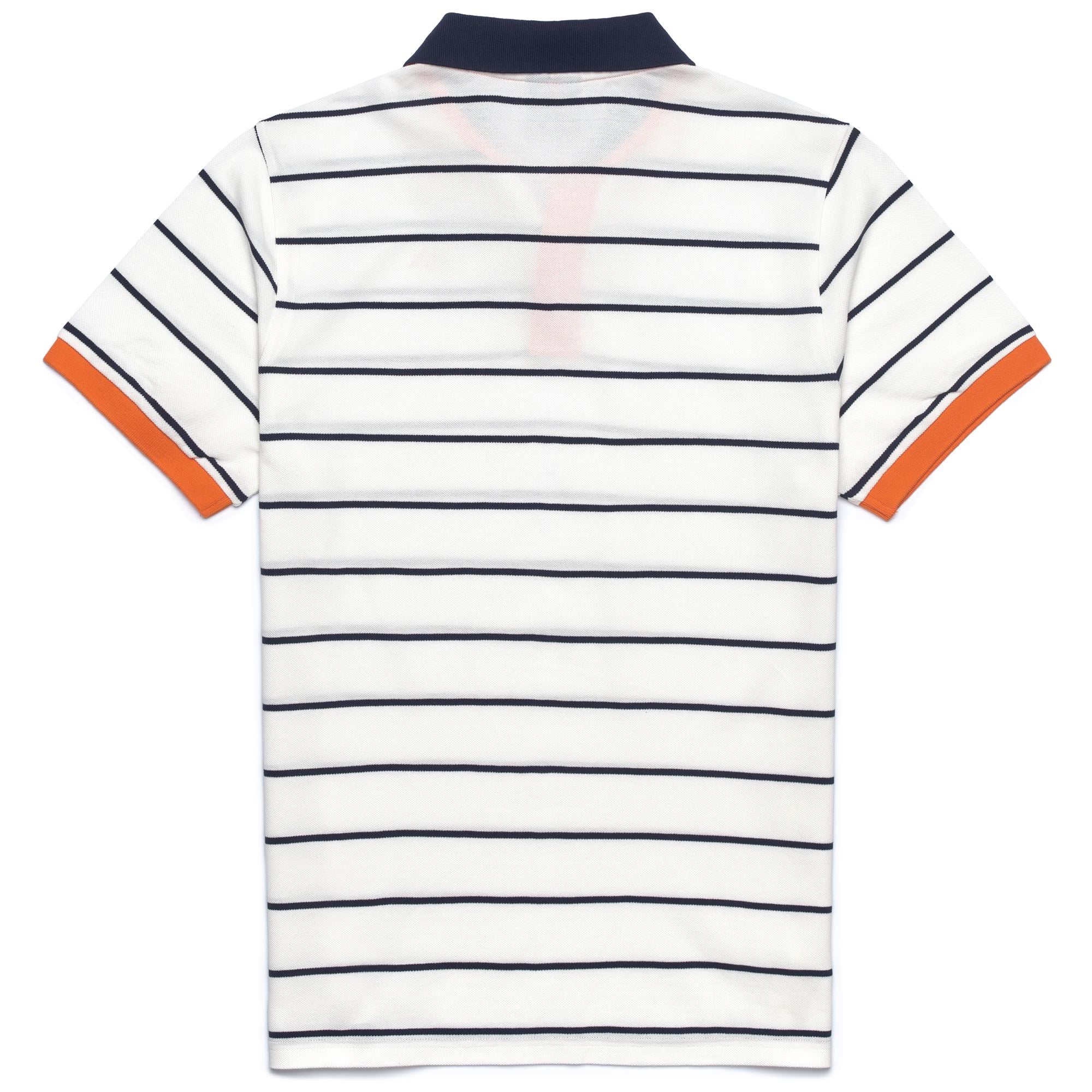 MASAO - Polo Shirts - Polo - Man - WHITE NATURAL-BLUE IRIS-ORANGE TIGERLILY - Image 2