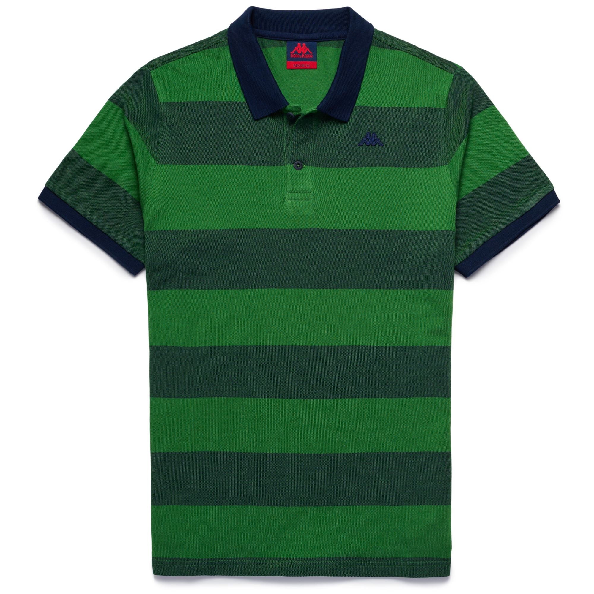 MING - Polo Shirts - Polo - Man - BLUE IRIS-GREEN JUNIPER