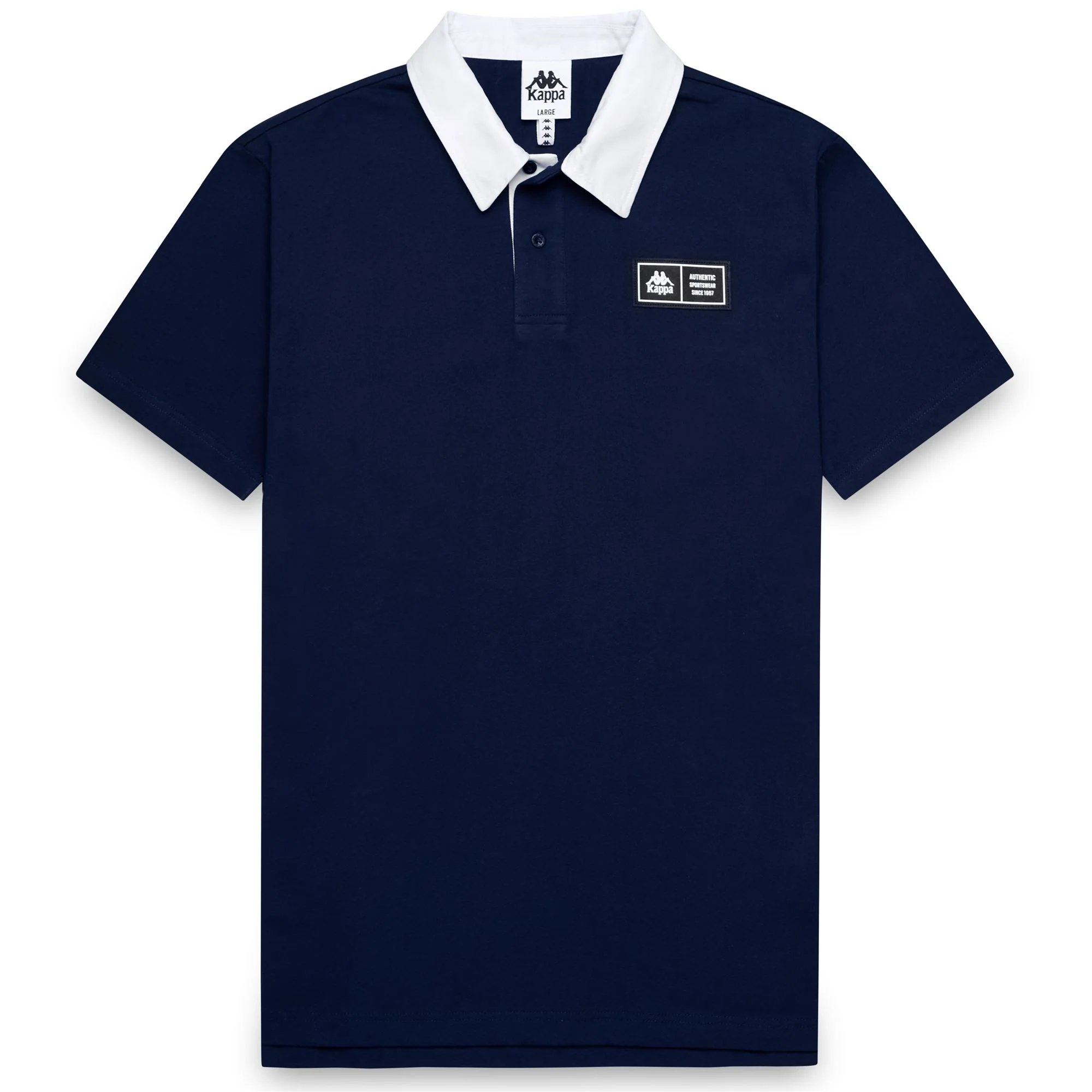 NILDE - Polo Shirts - Polo - Man - Blue Iris-White