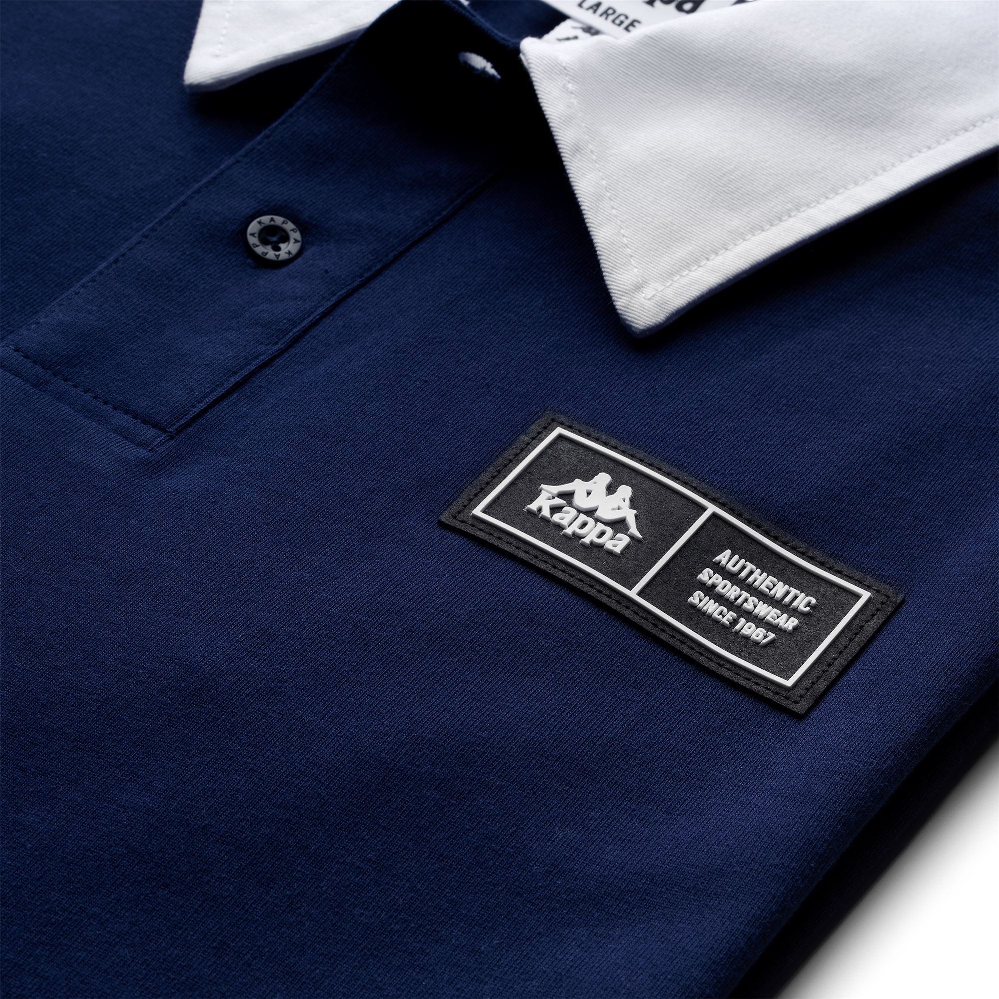 NILDE - Polo Shirts - Polo - Man - Blue Iris-White - Image 3