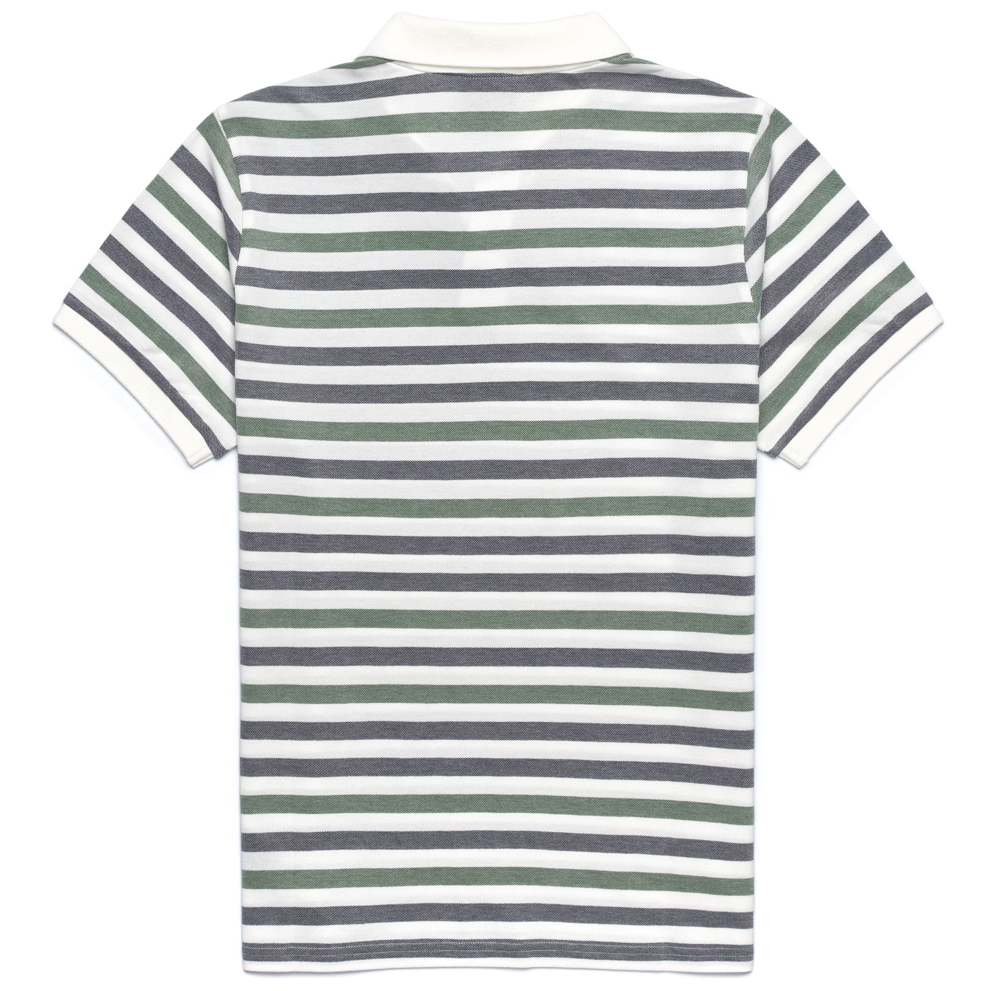 YICHEN - Polo Shirts - Polo - Man - WHITE NATURAL-BLUE IRIS-GREEN JUNIPER - Image 2