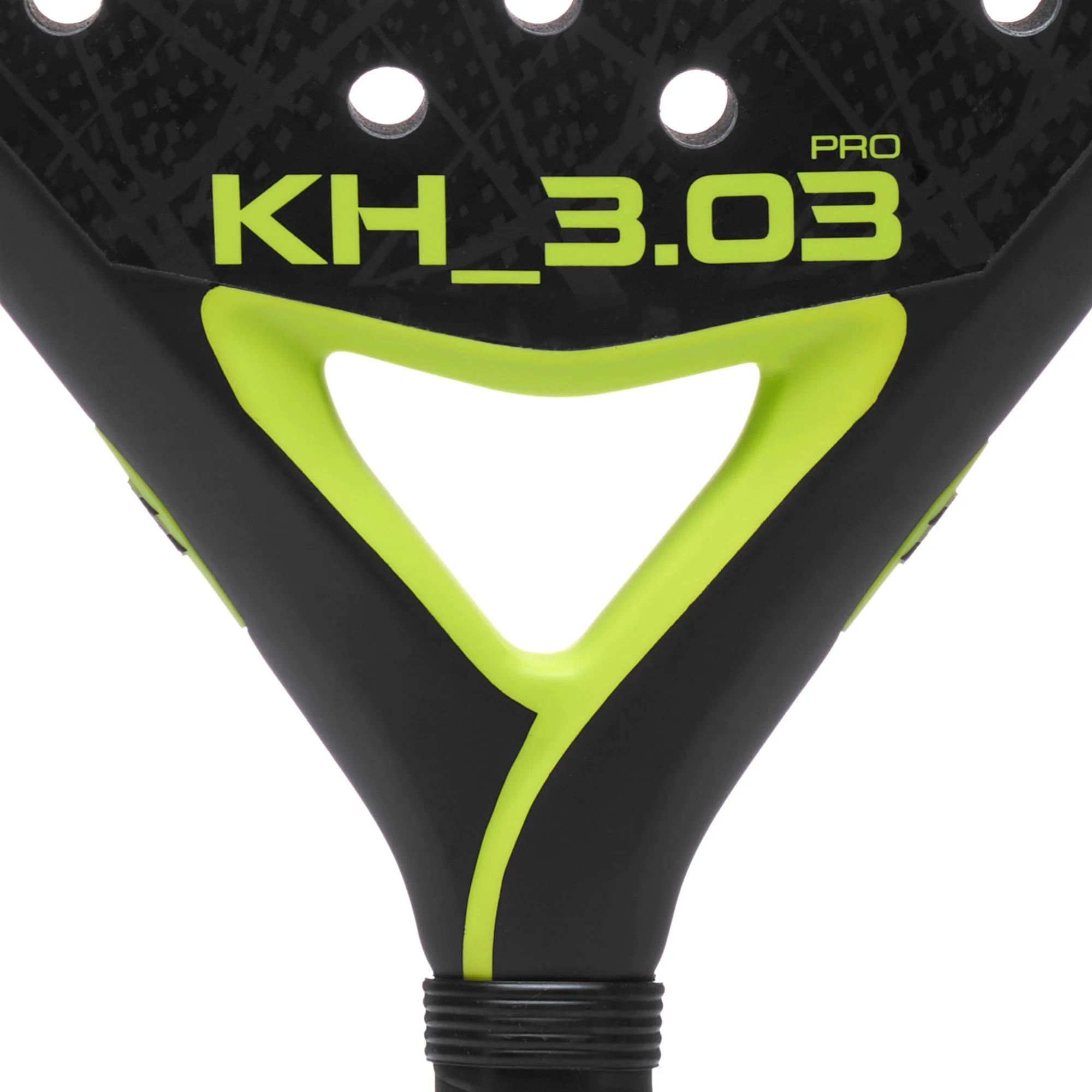 KH_3.03 32A PRO - RACKETS - PADEL RACKET - Unisex - GREEN ACID-GREY BEAUTY-BLACK - Image 3