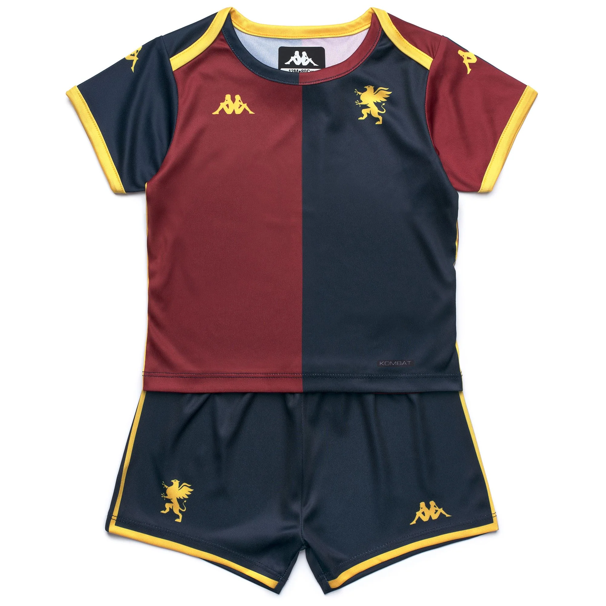 KOMBAT BABY KIT 2026 HOME GENOA - SETS - Shorts / T-Shirt - Kid unisex - RED DK-BLUE DK-YELLOW - Image 2
