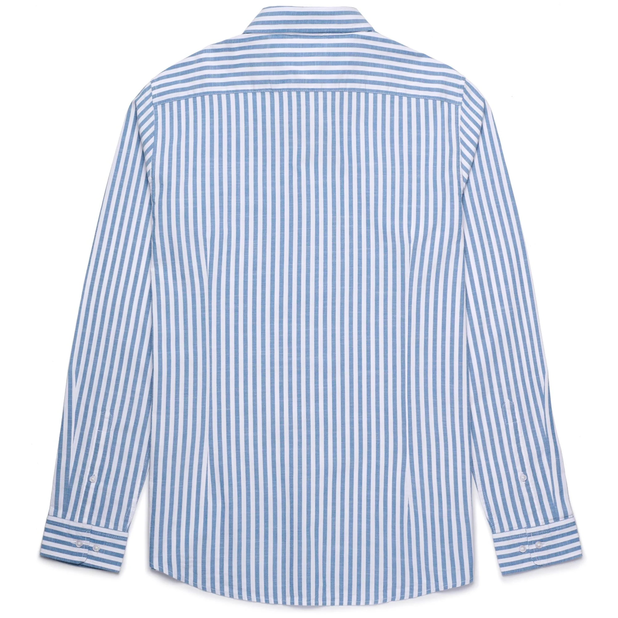 NUNO - SHIRTS - Button Down - Man - WHITE-BLUE INDIGO - Image 2