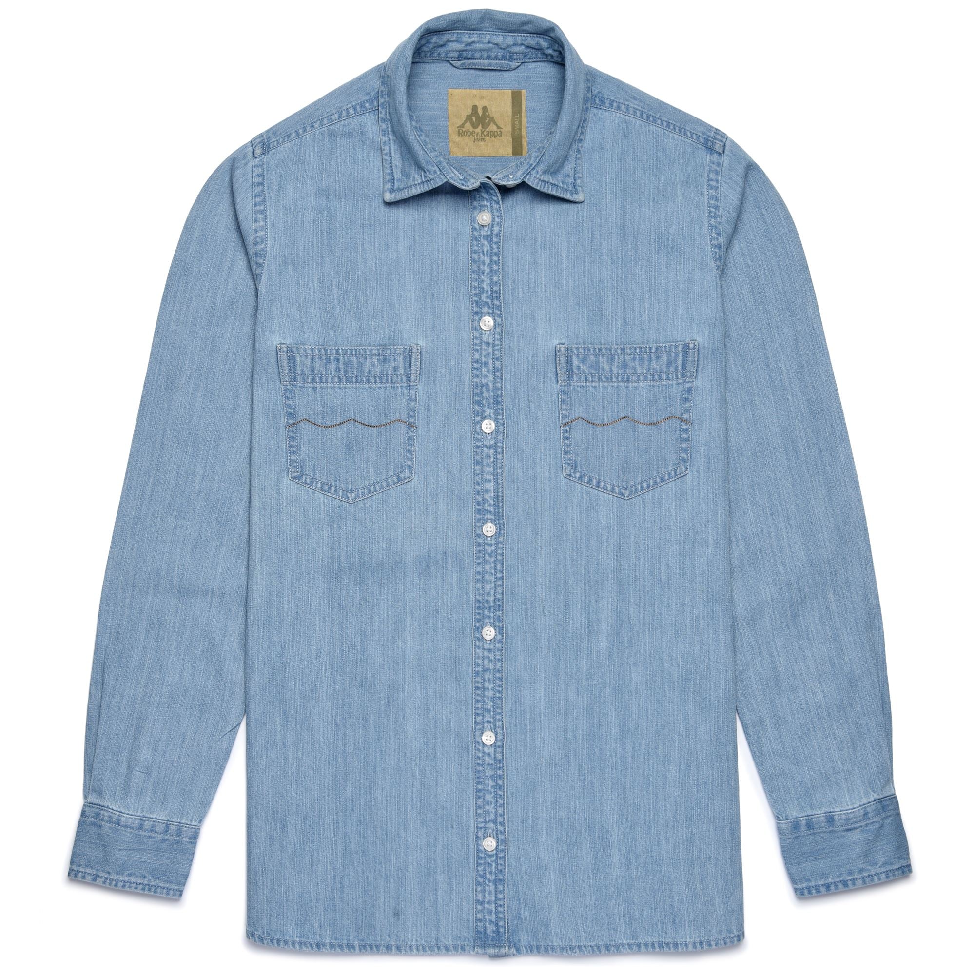ASTOR DENIM - SHIRTS - Button Down - Woman - LT BLUE INDIGO