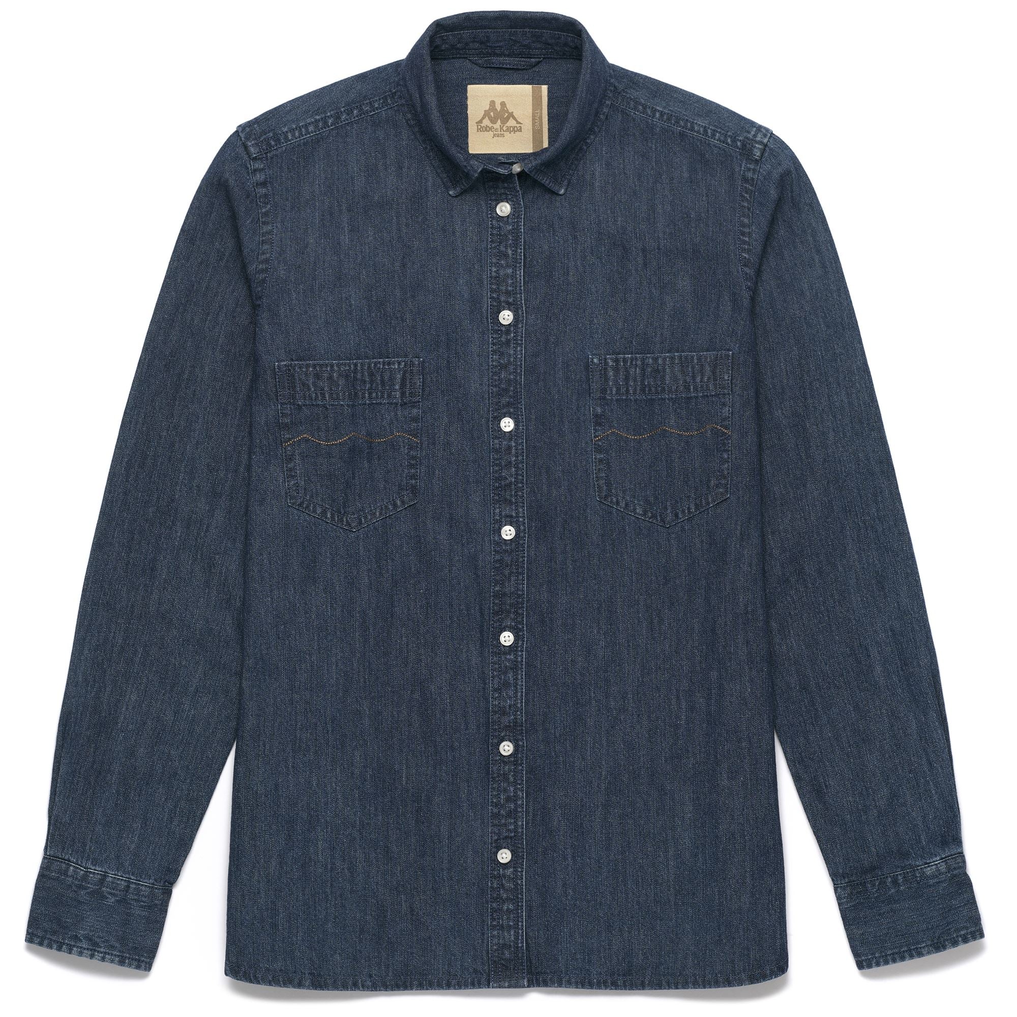 ASTOR DENIM - SHIRTS - Button Down - Woman - MID BLUE INDIGO