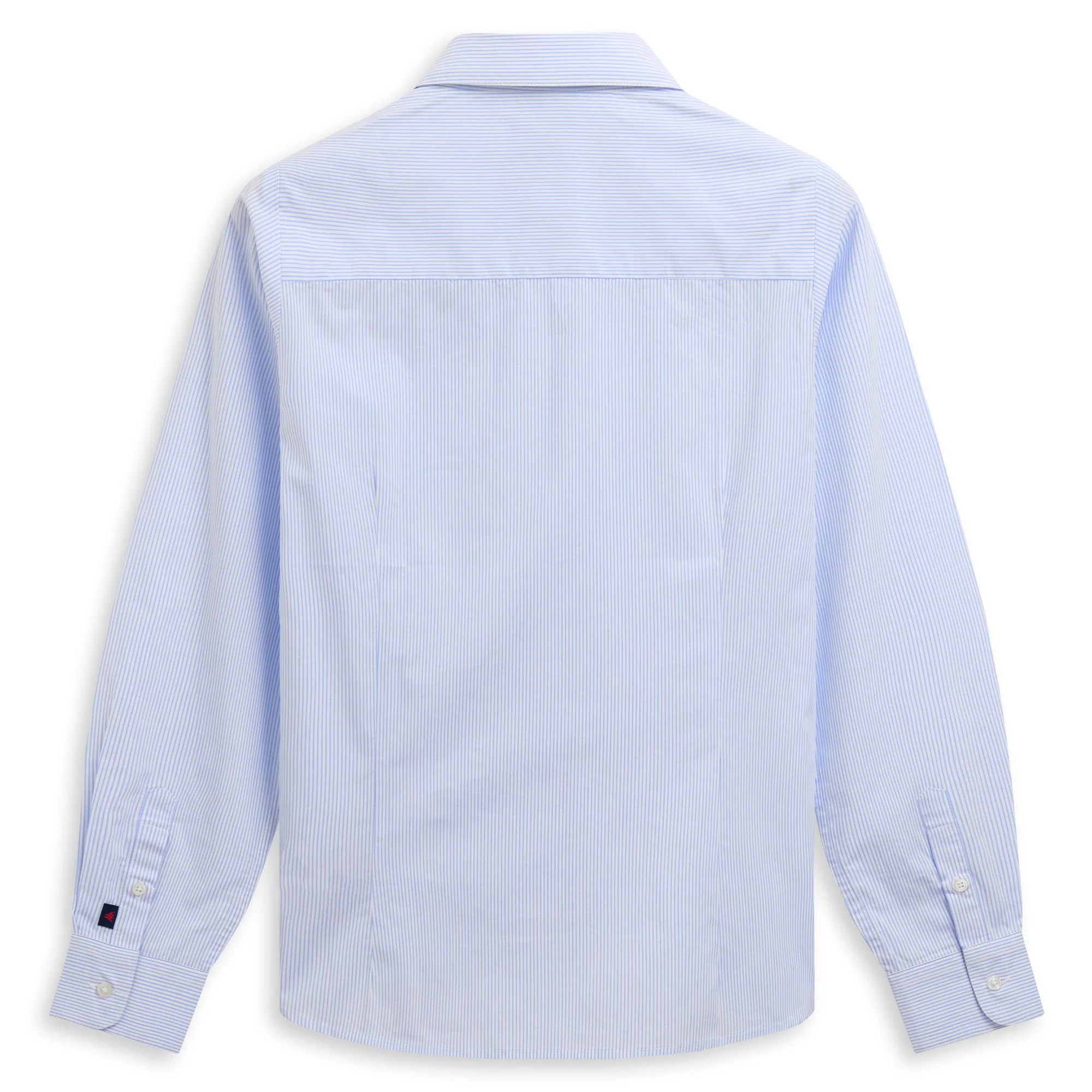 LEYNA - SHIRTS - CLASSIC - Woman - WHITE-AZURE STRIPE - Image 2