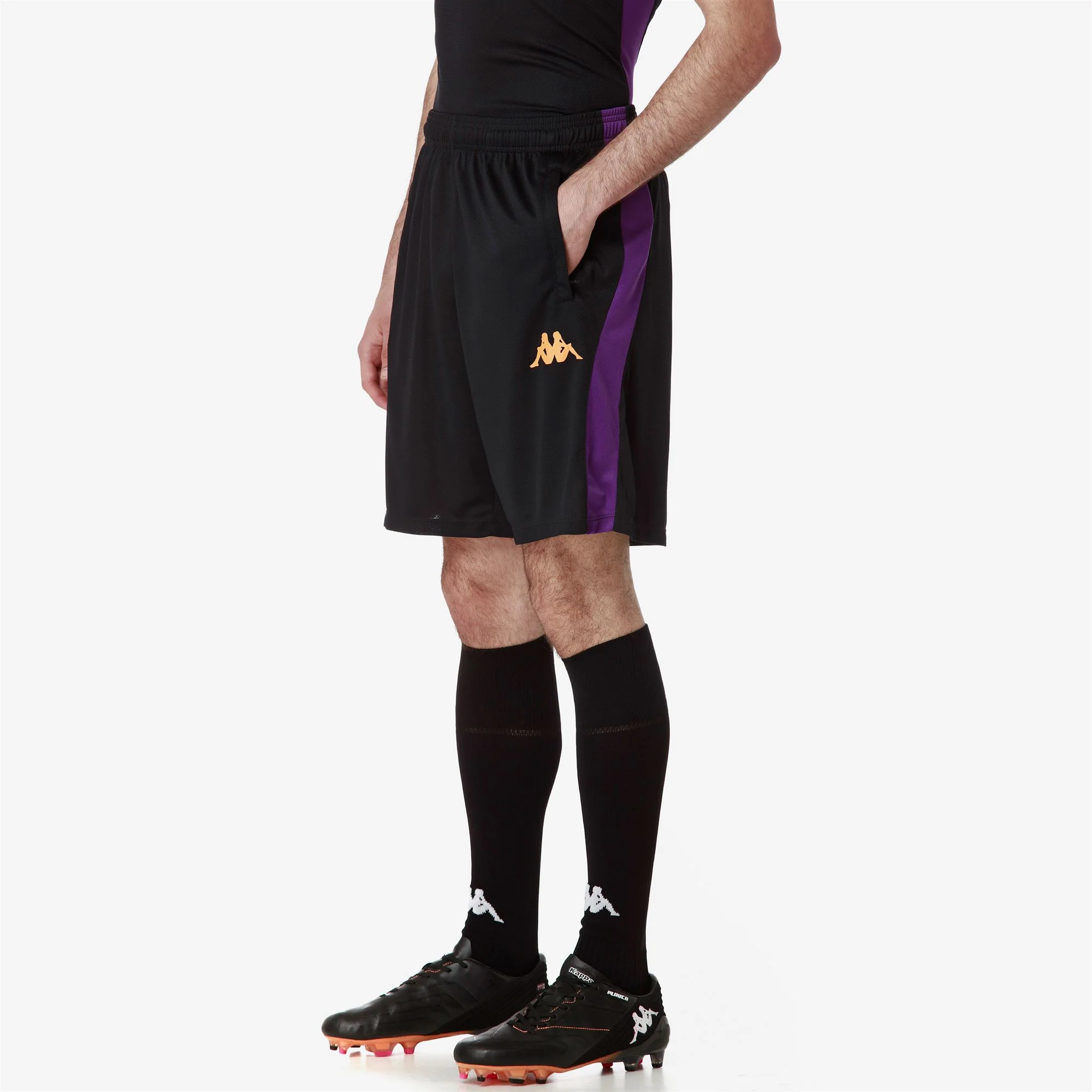 AHORAZIP PRO 8 FIORENTINA - Shorts - Sport  Shorts - Man - BLACK-VIOLET INDIGO - Image 4