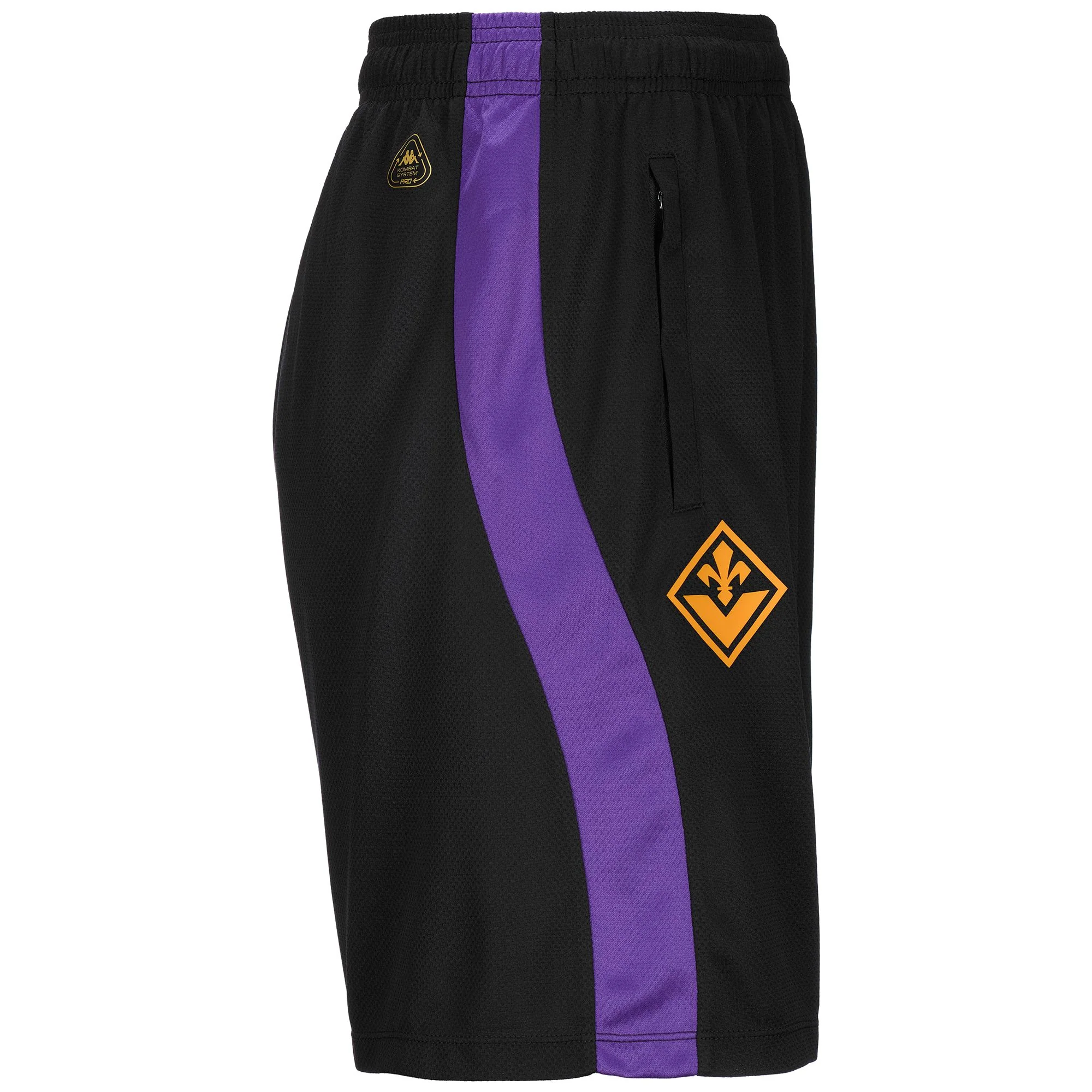 AHORAZIP PRO 8 FIORENTINA - Shorts - Sport  Shorts - Man - BLACK-VIOLET INDIGO - Image 9