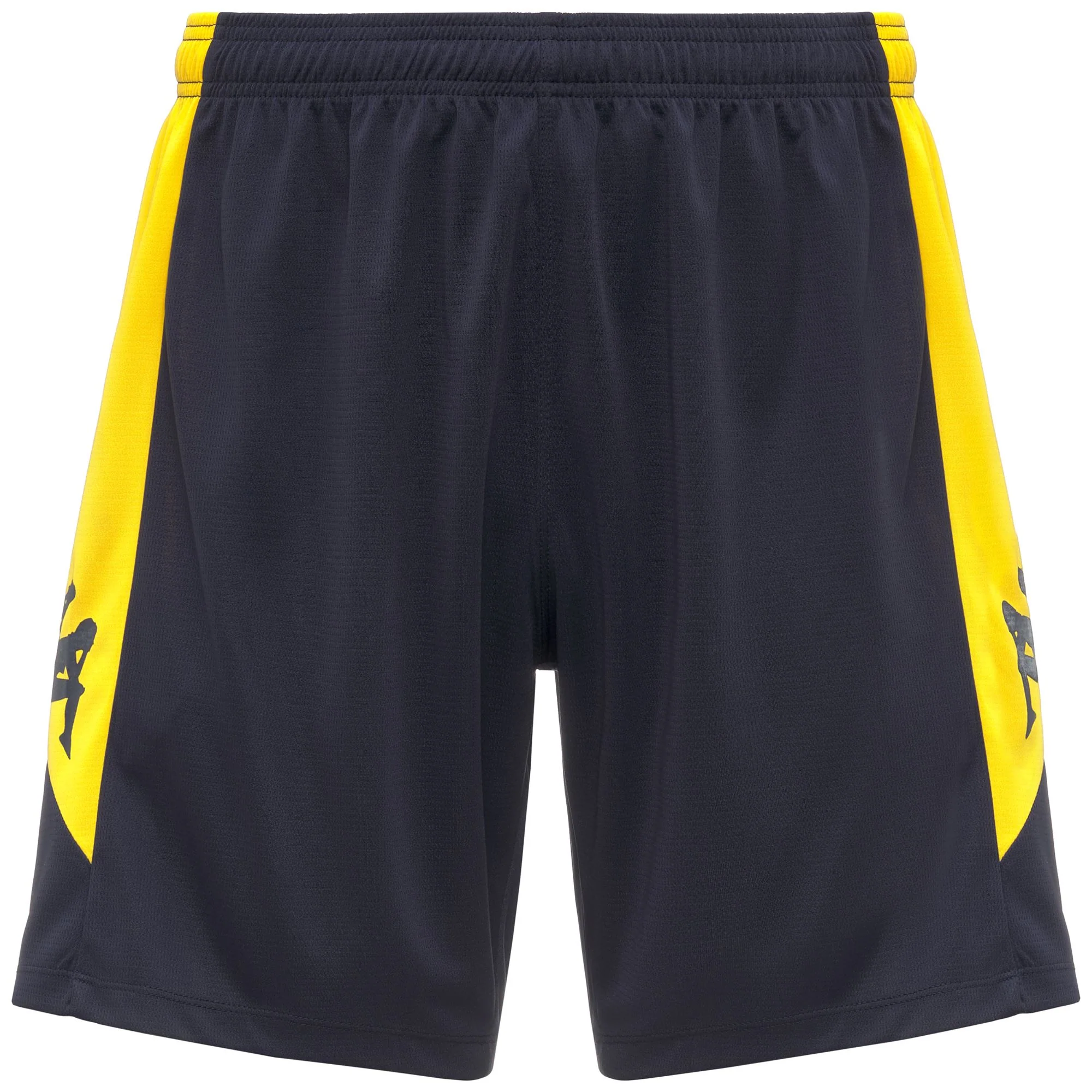 KAPPA4FOOTBALL LUCIO - Shorts - Sport Shorts - Man - BLUE MARINE-YELLOW CHROME