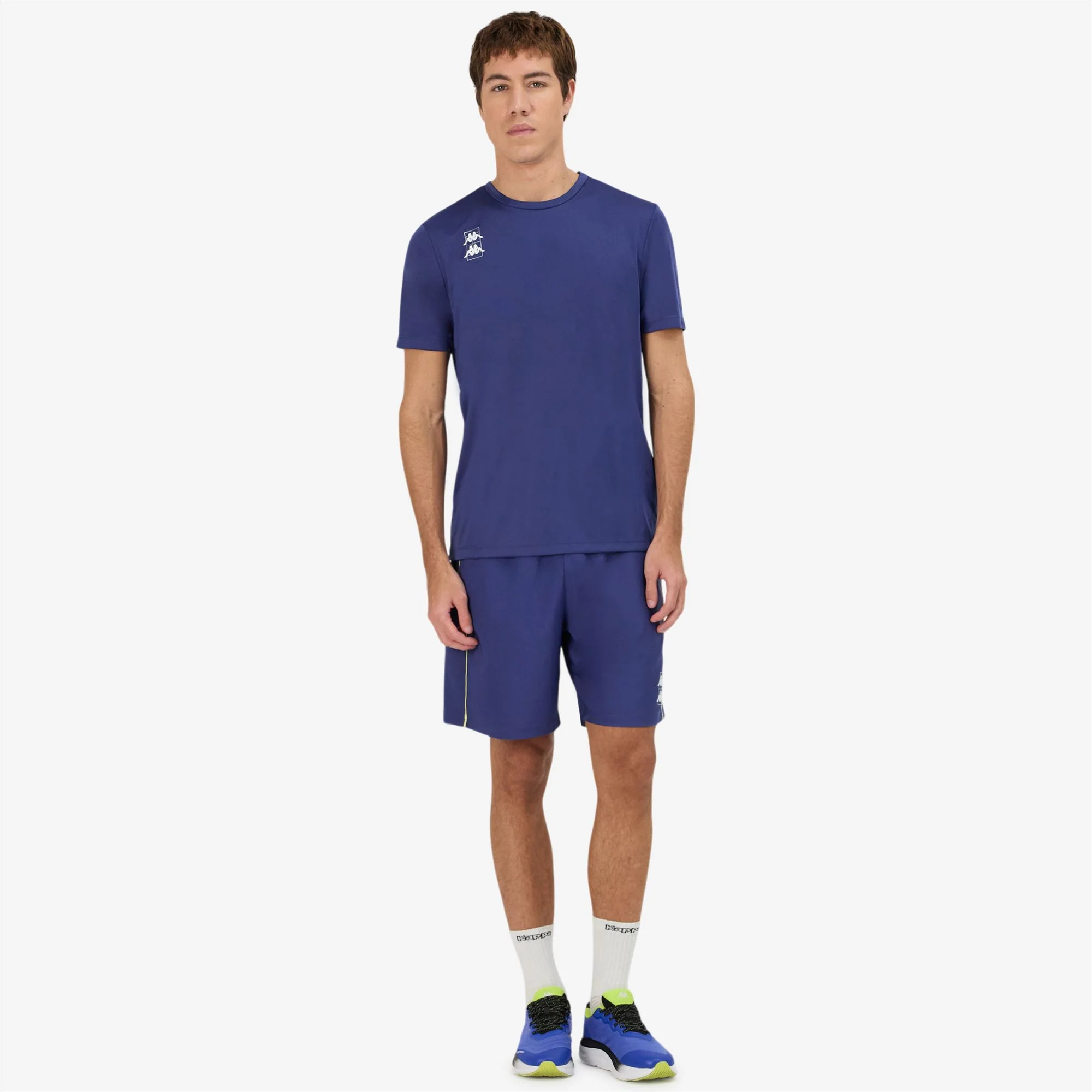 KOMBAT PADEL FIVIO - Shorts - Sport Shorts - Man - BLUE TWILIGHT-YELLOW LT SULPHUR - Image 5
