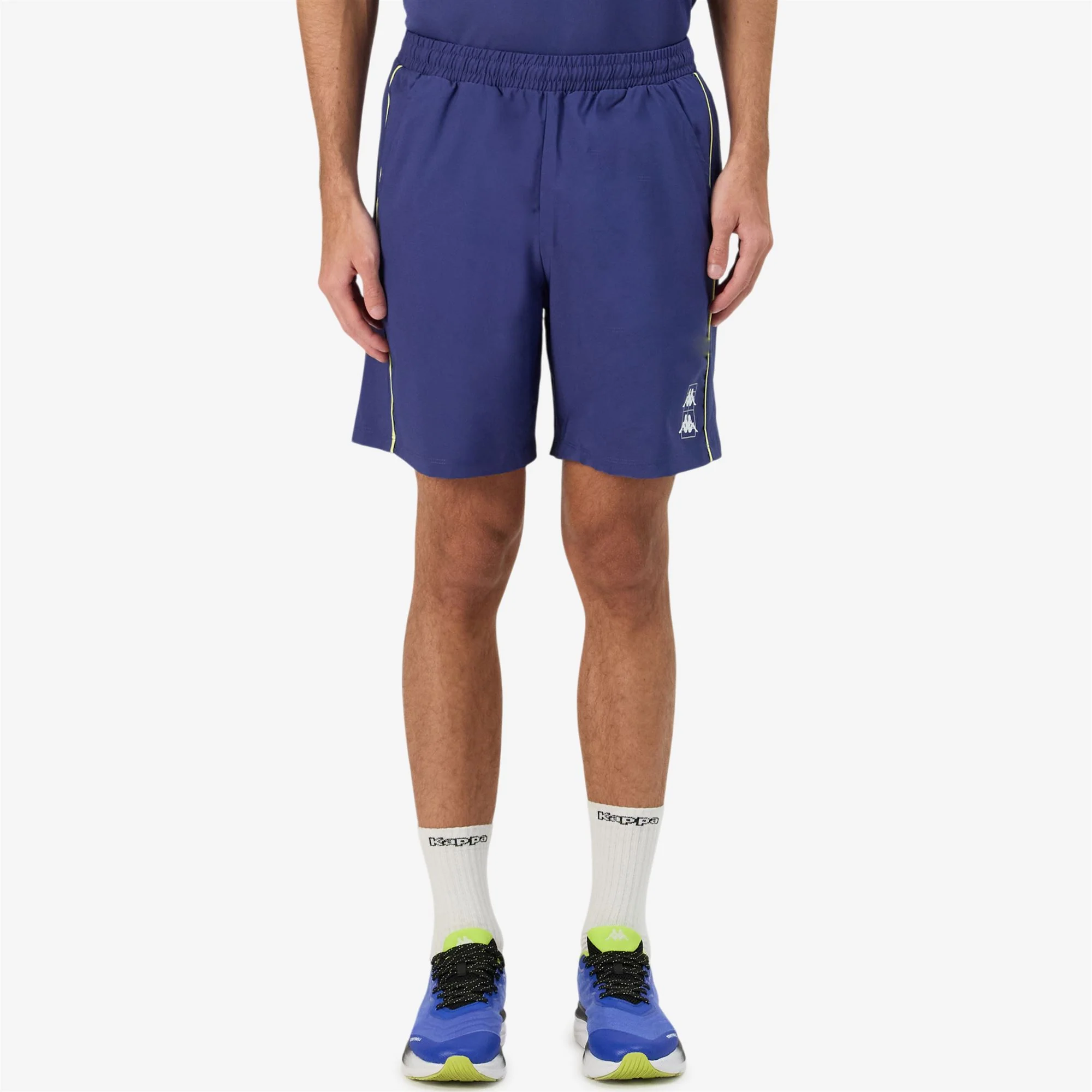 KOMBAT PADEL FIVIO - Shorts - Sport Shorts - Man - BLUE TWILIGHT-YELLOW LT SULPHUR - Image 6