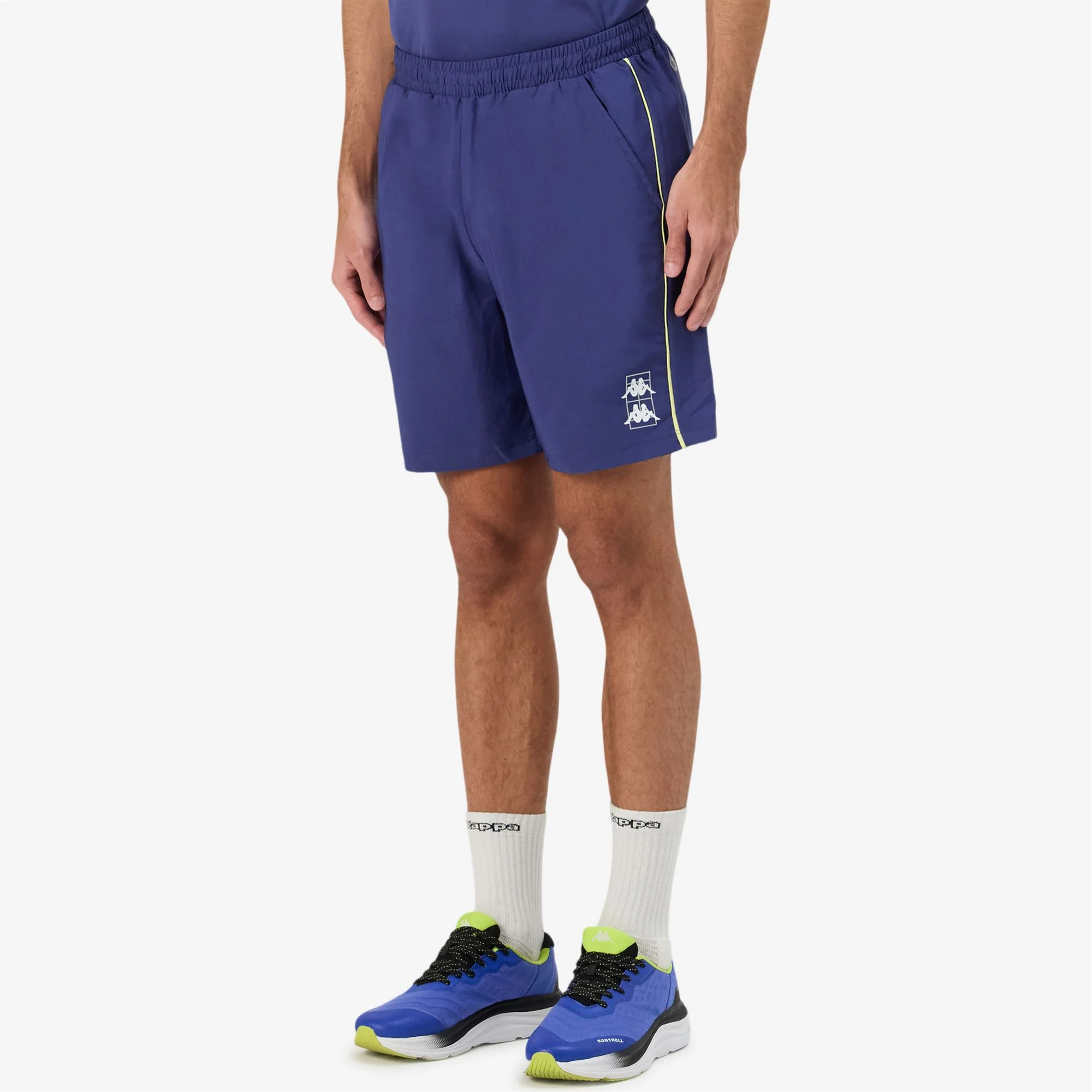 KOMBAT PADEL FIVIO - Shorts - Sport Shorts - Man - BLUE TWILIGHT-YELLOW LT SULPHUR - Image 7