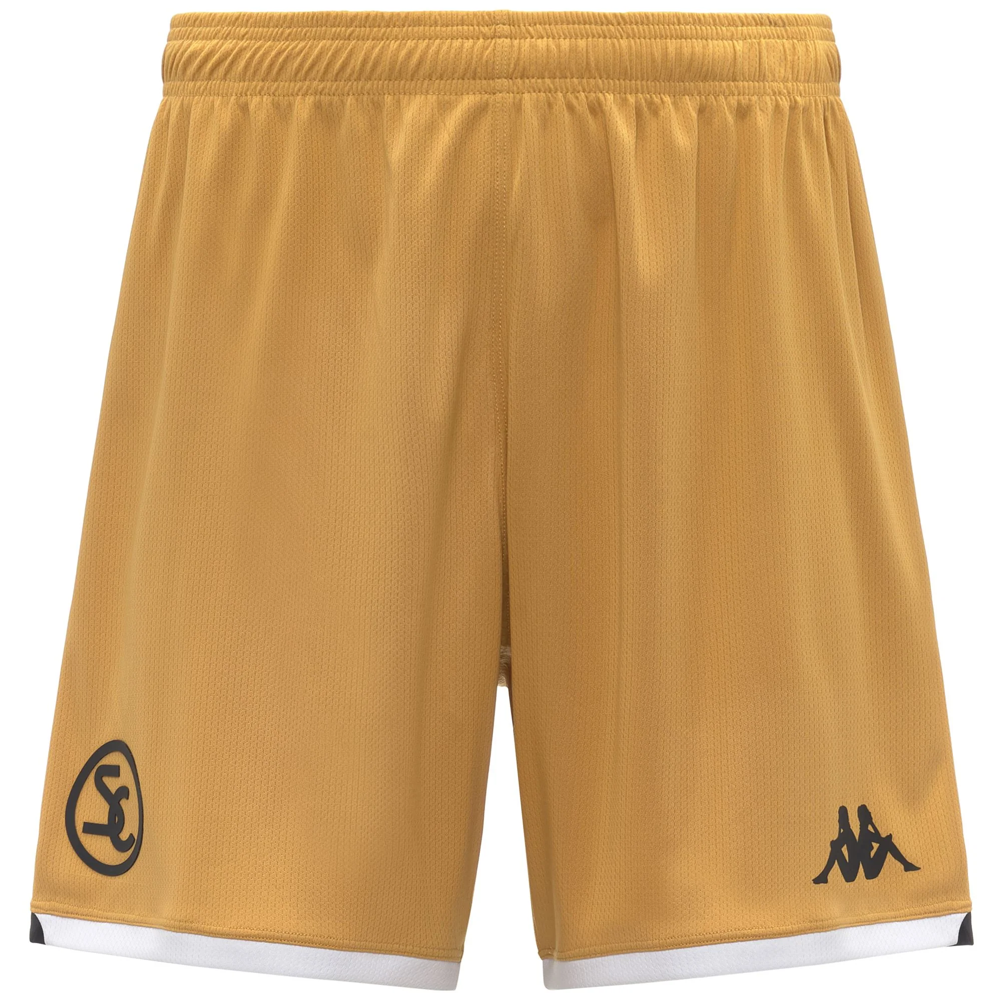 KOMBAT RYDER 2026 SPEZIA - Shorts - Sport Shorts - Man - YELLOW GOLD CREAM-BLACK-WHITE