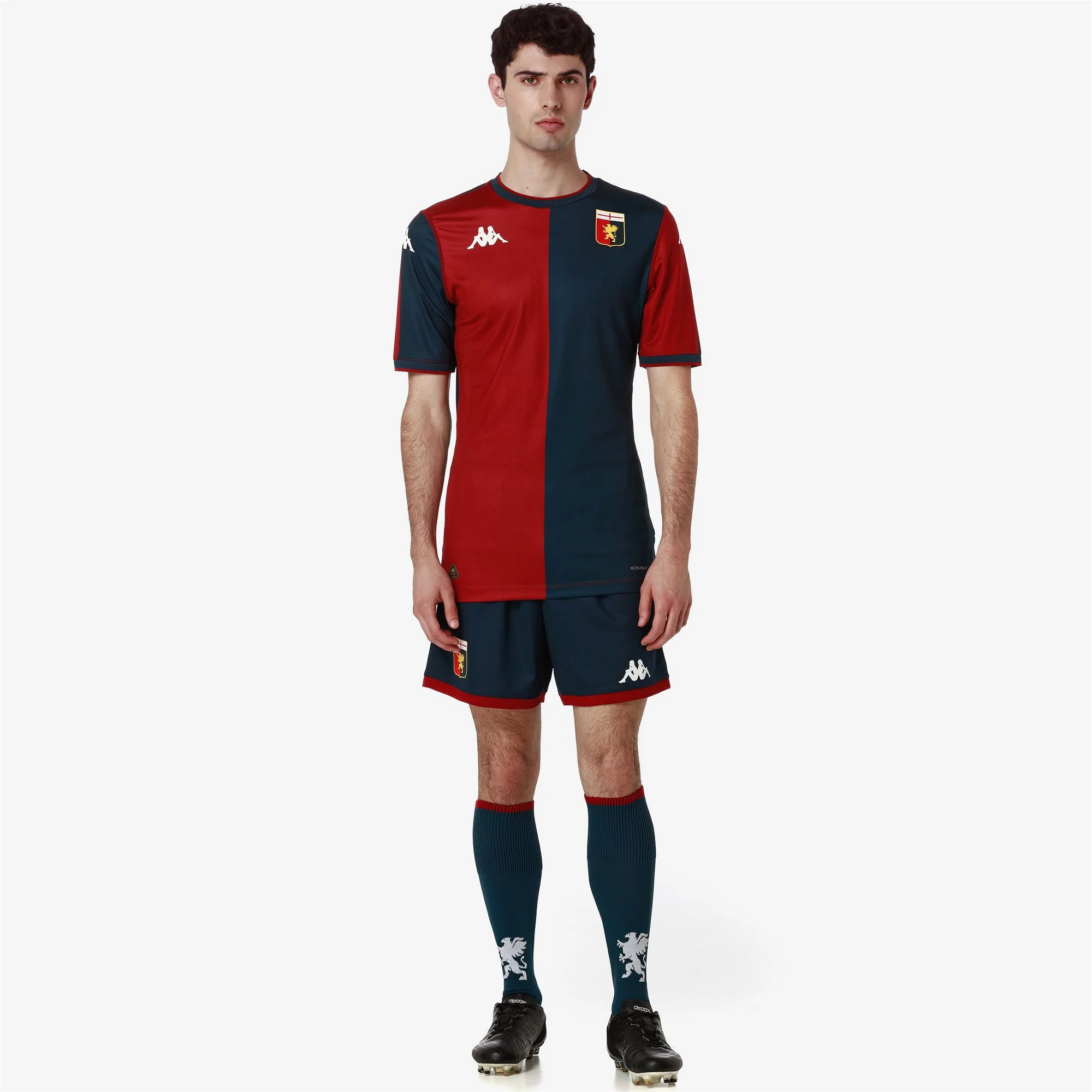KOMBAT RYDER GENOA - Shorts - Sport Shorts - Man - BLUE DK-RED DK DAHLIA - Image 5