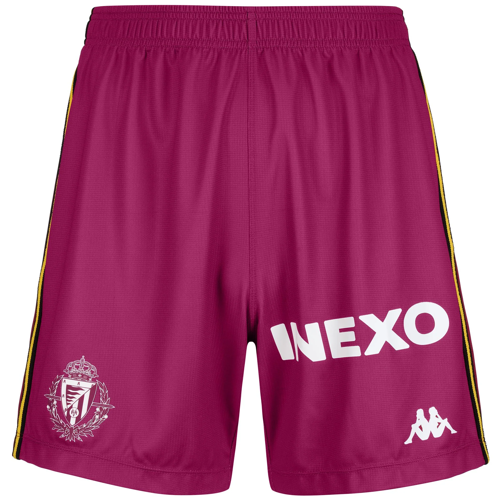KOMBAT RYDER VALLADOLID - Shorts - Sport Shorts - Man - AMARANTH-BLACK-YELLOW FLUO-SPONSOR