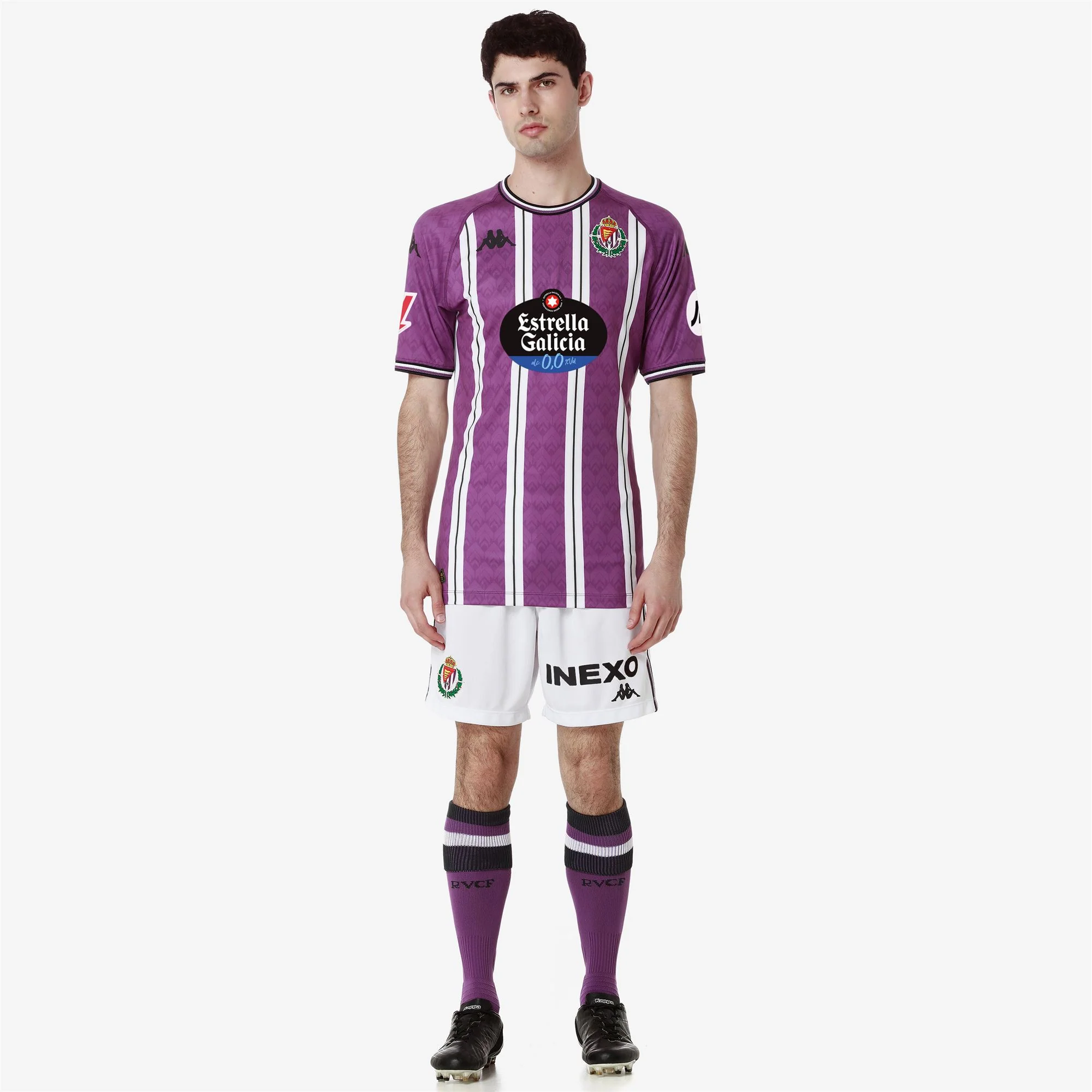 KOMBAT RYDER VALLADOLID - Shorts - Sport  Shorts - Man - WHITE-VIOLET-GREY CENIZE-SPONSOR - Image 5
