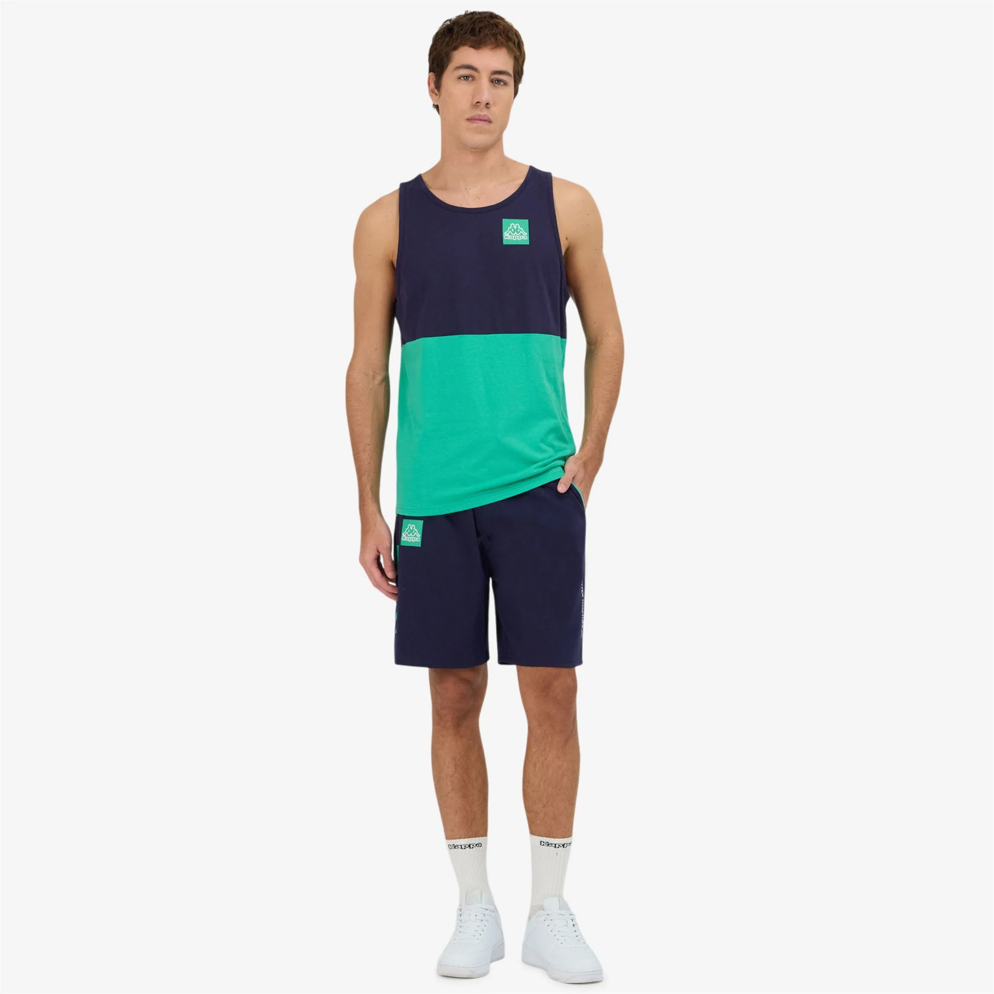 LOGO GALVINO - Shorts - Sport  Shorts - Man - BLUE MARINE