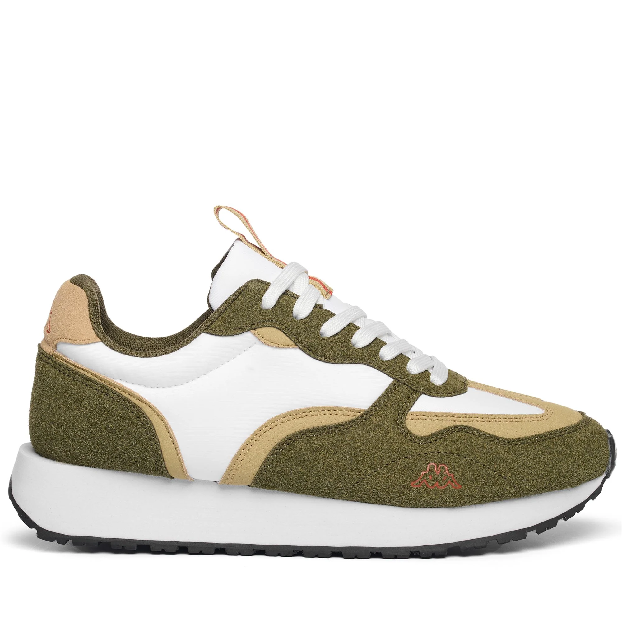 LOGO ARVIKA - Sneakers - Low Cut - Man - WHITE-GREEN MILITARY - Image 3