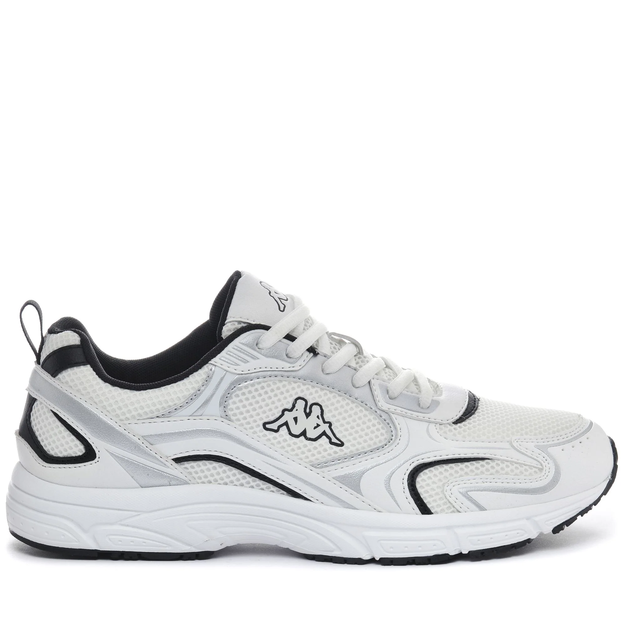 LOGO MYGIDO 2 - Sneakers - Low Cut - Unisex - WHITE-GREY SILVER