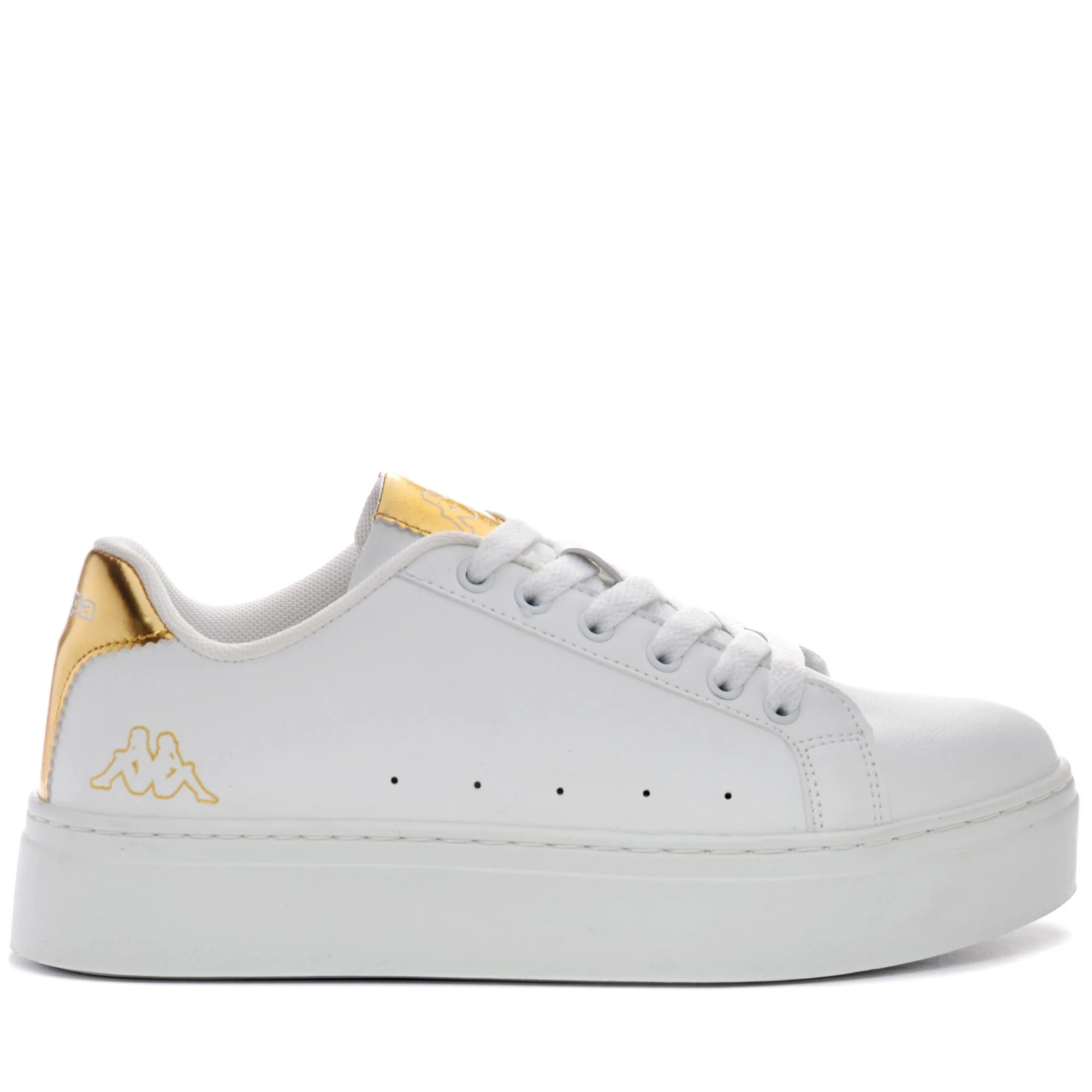 LOGO ISABEL - Sneakers - Low Cut - Woman - WHITE-YELLOW GOLD - Image 3