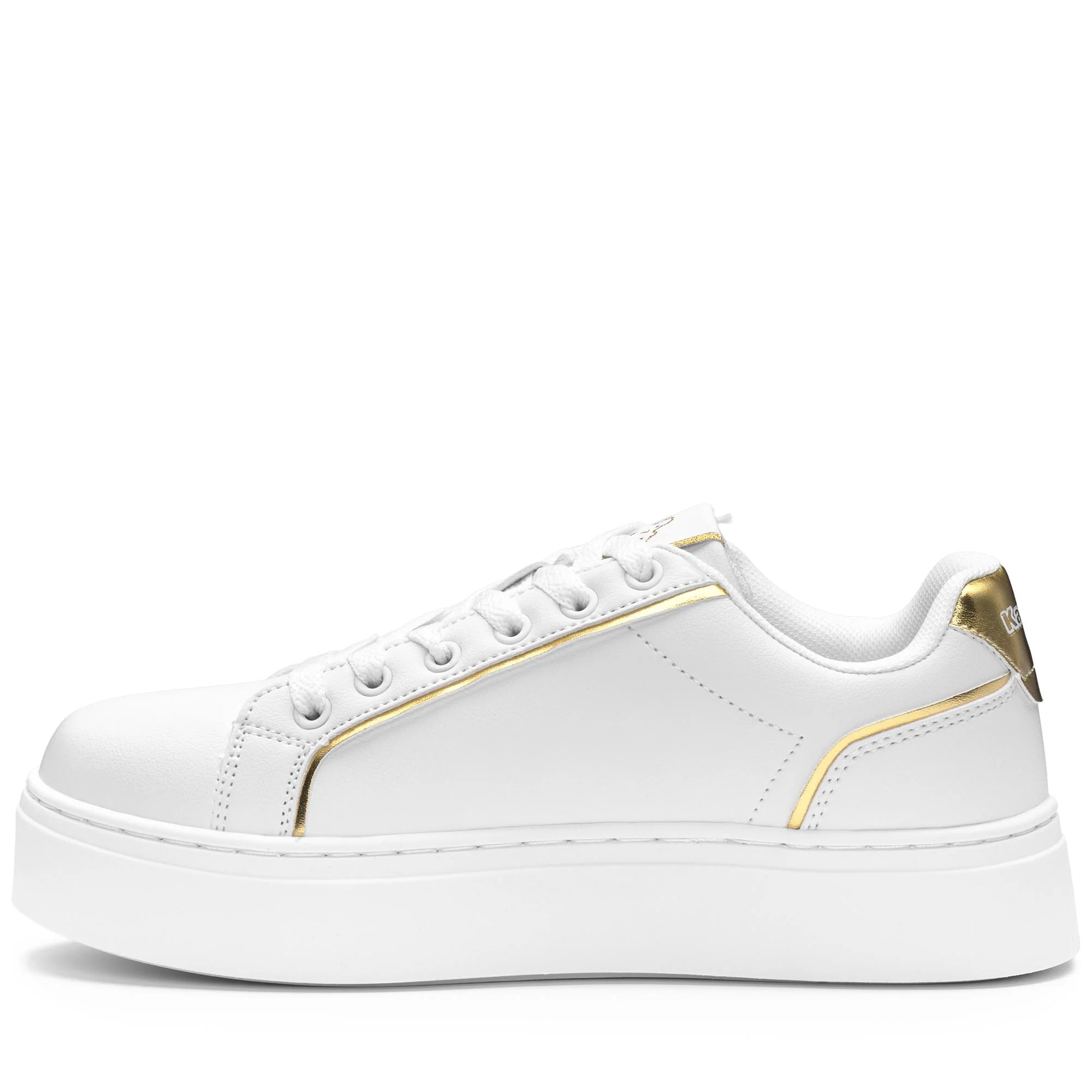 LOGO MARIBEL - Sneakers - Low Cut - Woman - WHITE-YELLOW GOLD RICH - Image 5