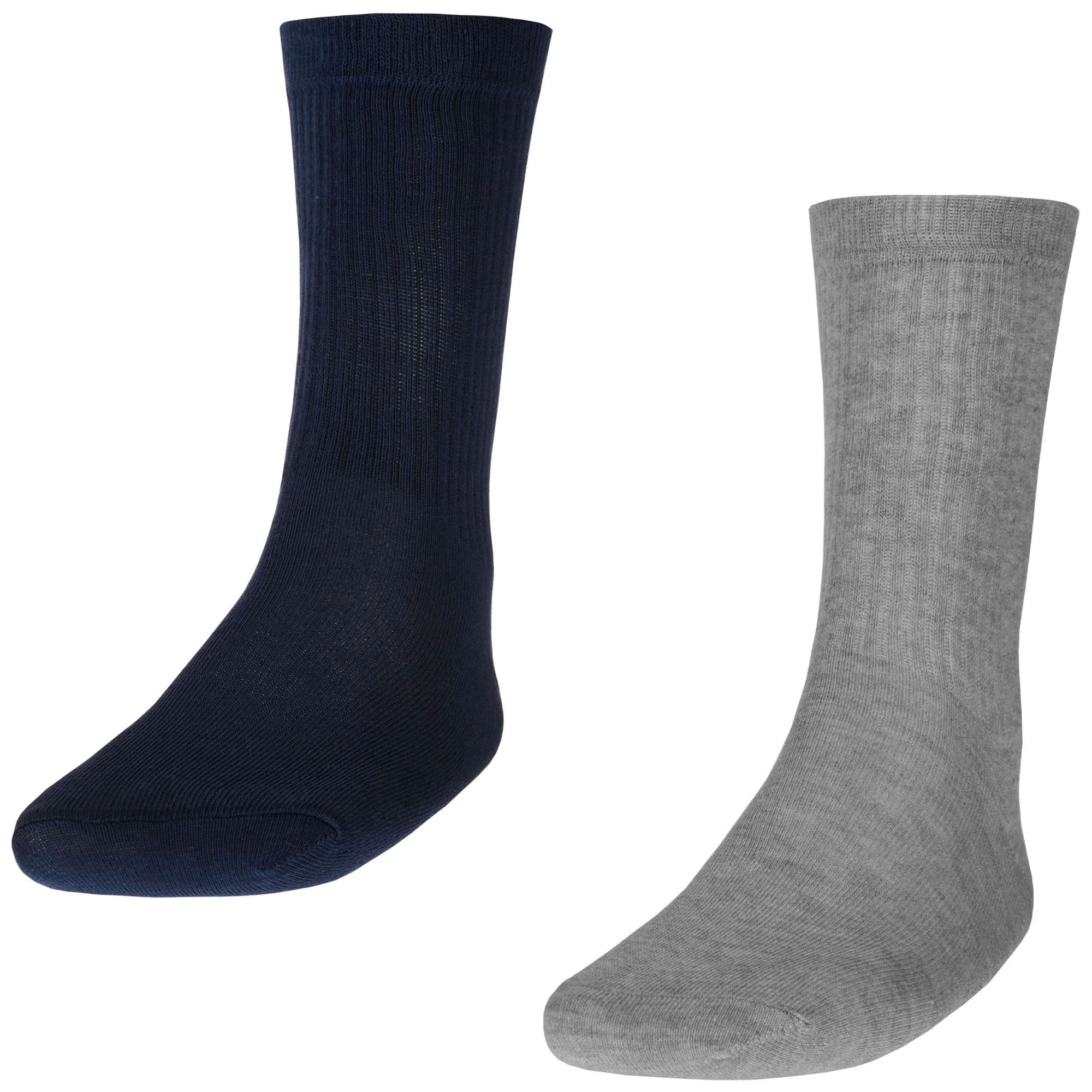 ASTO 2PACK - Socks - Quarter High Sock - Man - NAVY-LT GREY MEL - Image 2