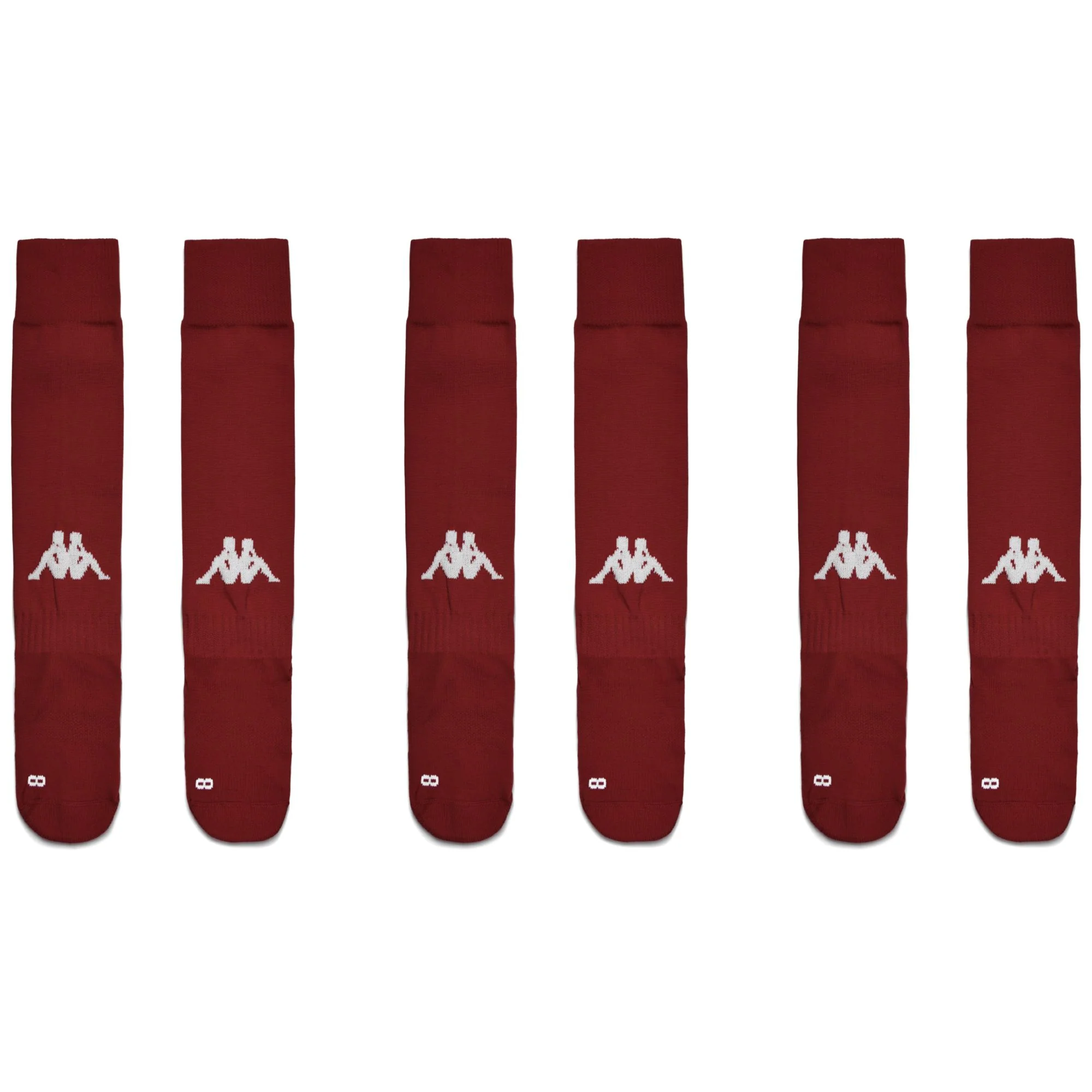 KAPPA4FOOTBALL PENAO 3PACK - Socks - Knee High Sock - Man - RED GRANATA - Image 2