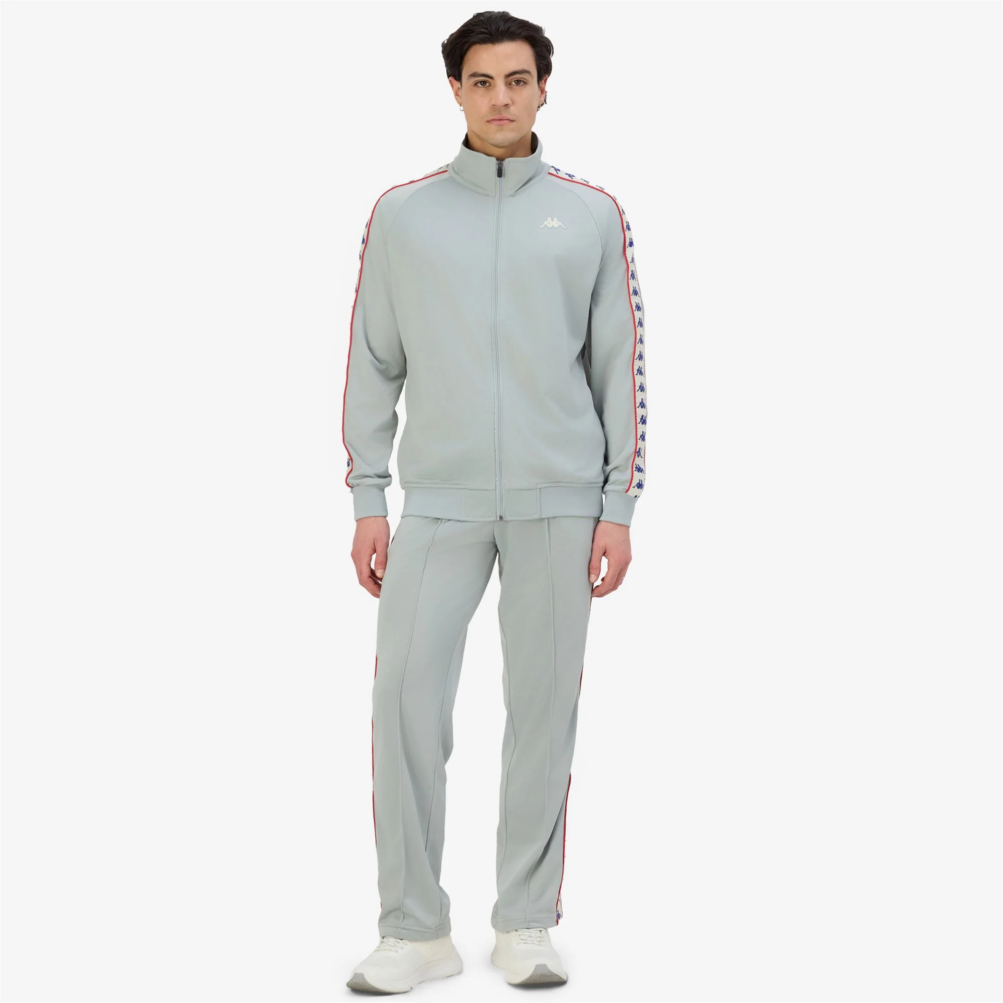 222 BANDA DUEDUEDUE - Sport Suits - TRACKSUIT - Man - GREY-WHITE ANTIQUE-RED
