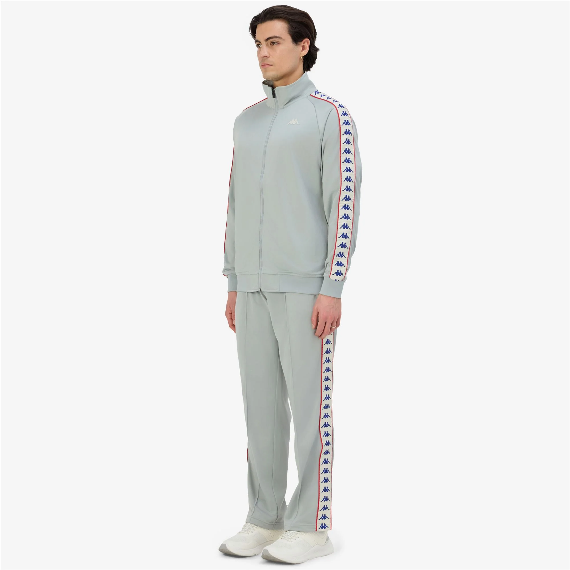 222 BANDA DUEDUEDUE - Sport Suits - TRACKSUIT - Man - GREY-WHITE ANTIQUE-RED - Image 5