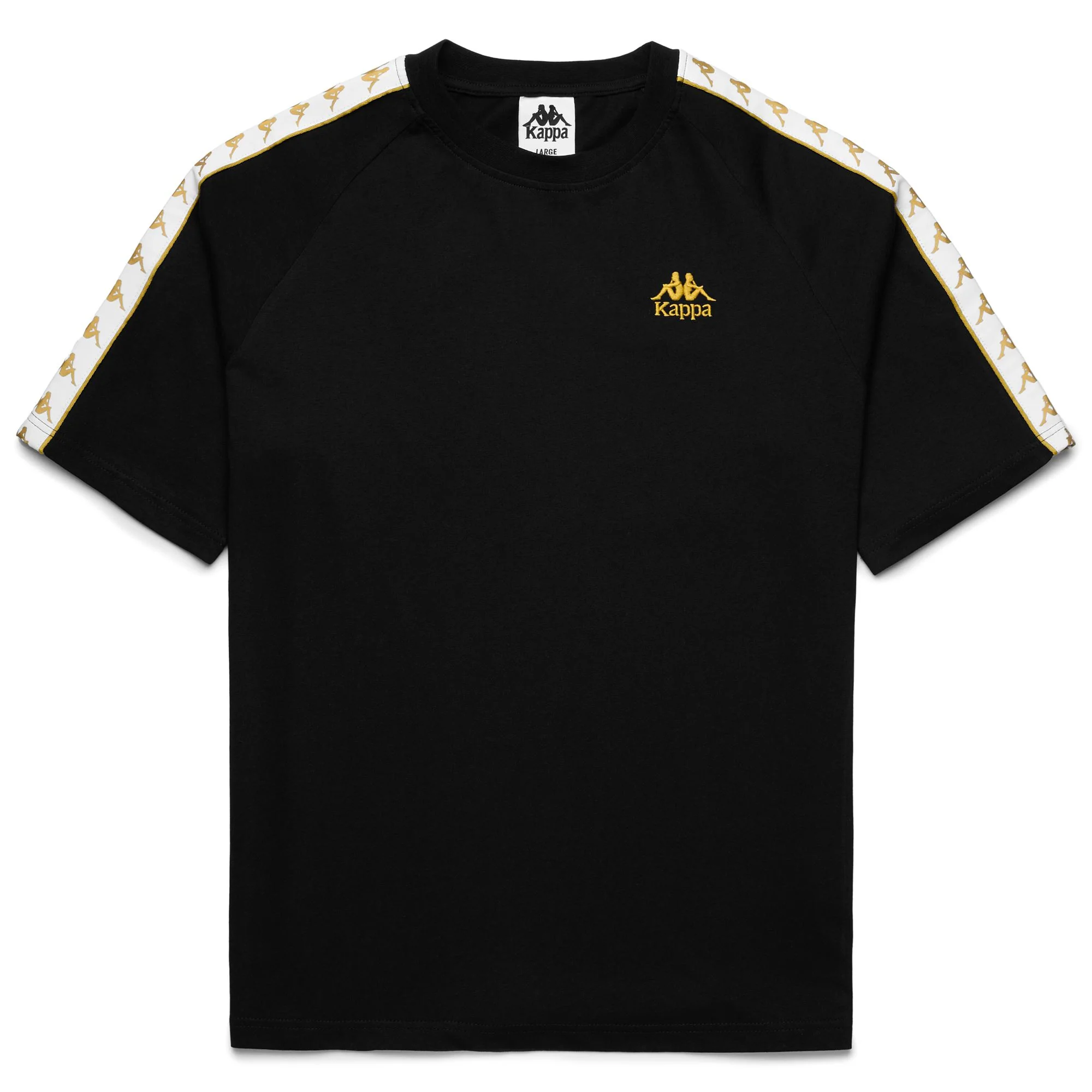 222 BANDA NINON - T-ShirtsTop - T-Shirt - Man - BLACK-YELLOW GOLD RICH-WHITE