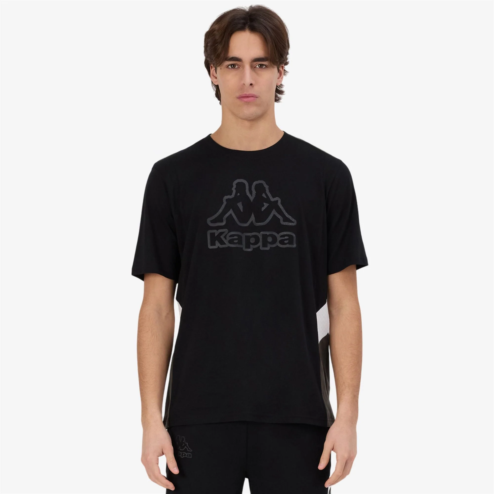LOGO GRAPO - T-ShirtsTop - T-Shirt - Man - BLACK-BLACK BROWNISH PINO-WHITE - Image 5