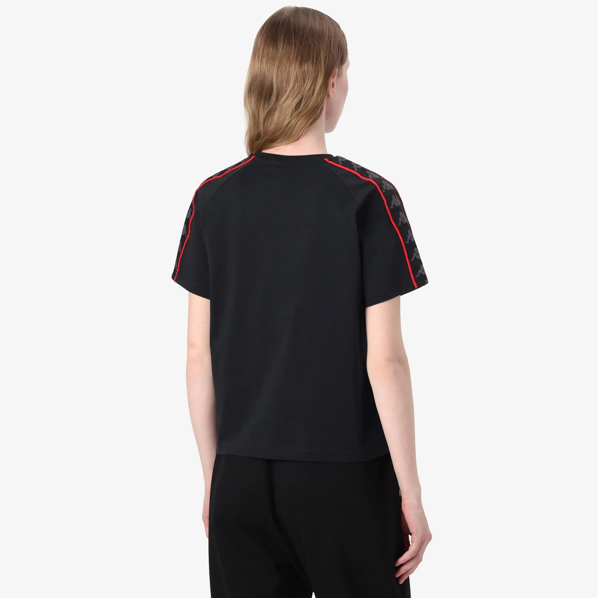 222 BANDA ADI - T-ShirtsTop - T-Shirt - Woman - BLACK-RED RACING-WHITE - Image 6