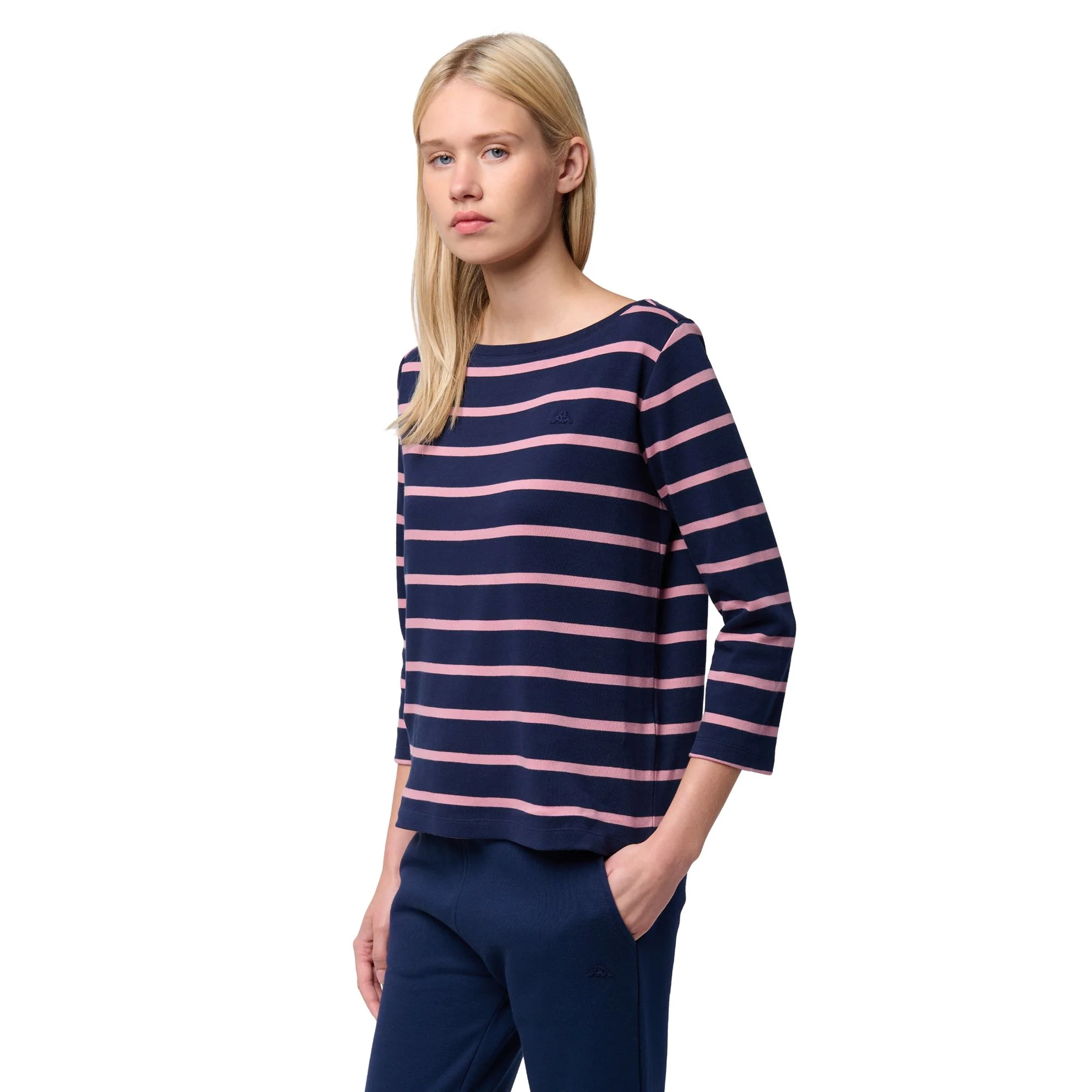FRANCINE - T-ShirtsTop - T-Shirt - Woman - BLUE IRIS-PINK LILAS