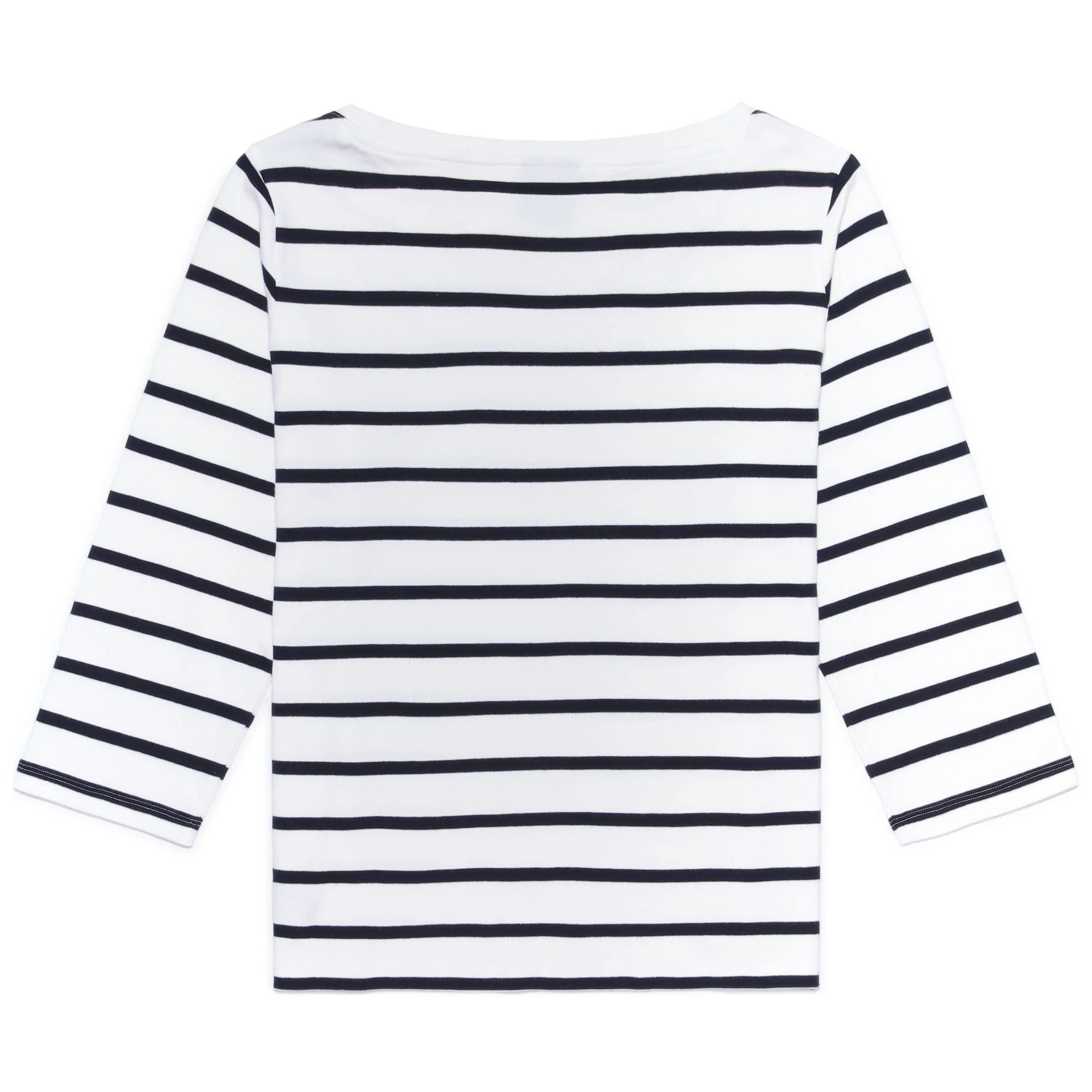 FRANCINE - T-ShirtsTop - T-Shirt - Woman - WHITE-BLUE NAVY - Image 3